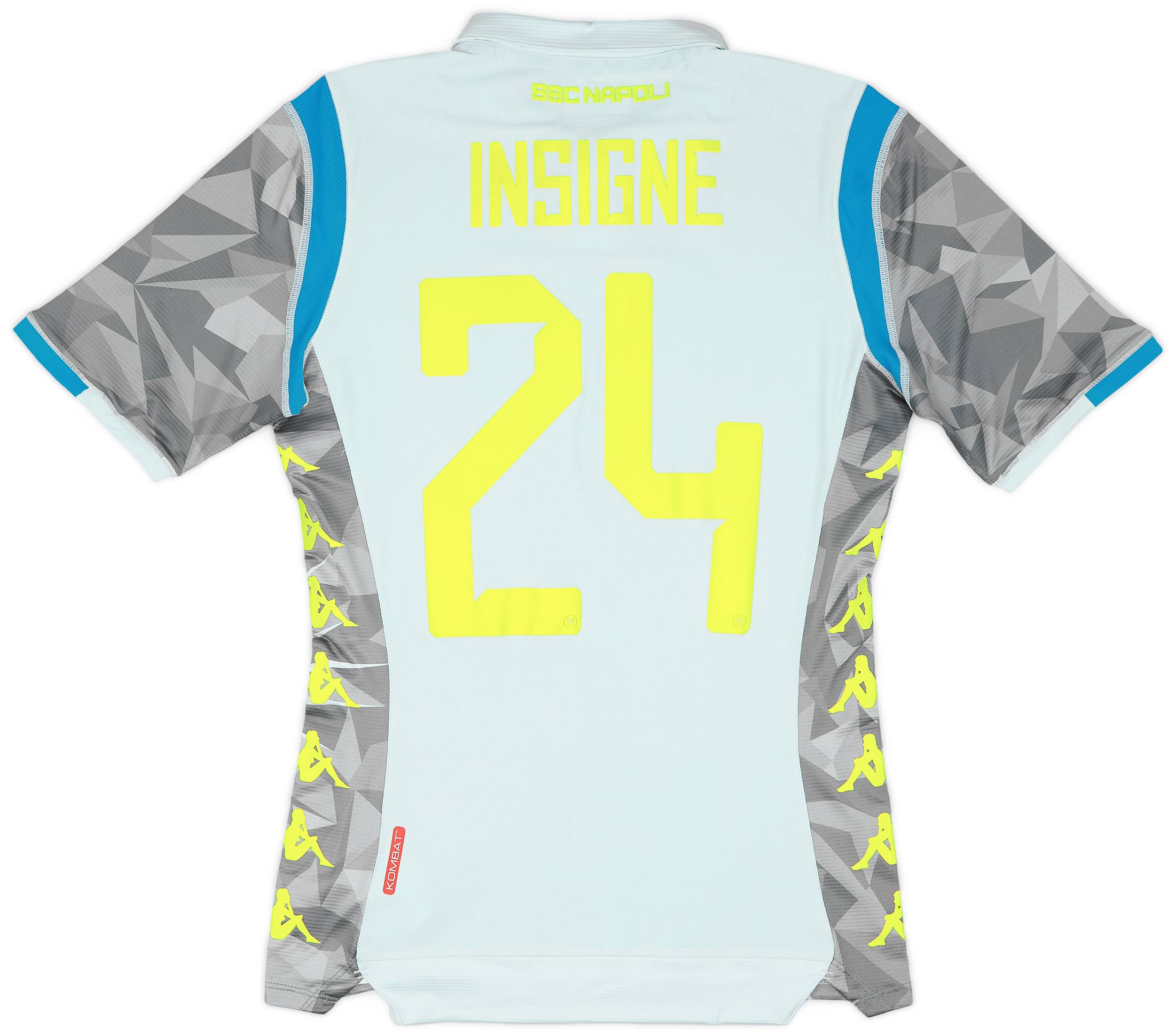 2018-19 Napoli Authentic Third European Shirt Insigne #24 (M)