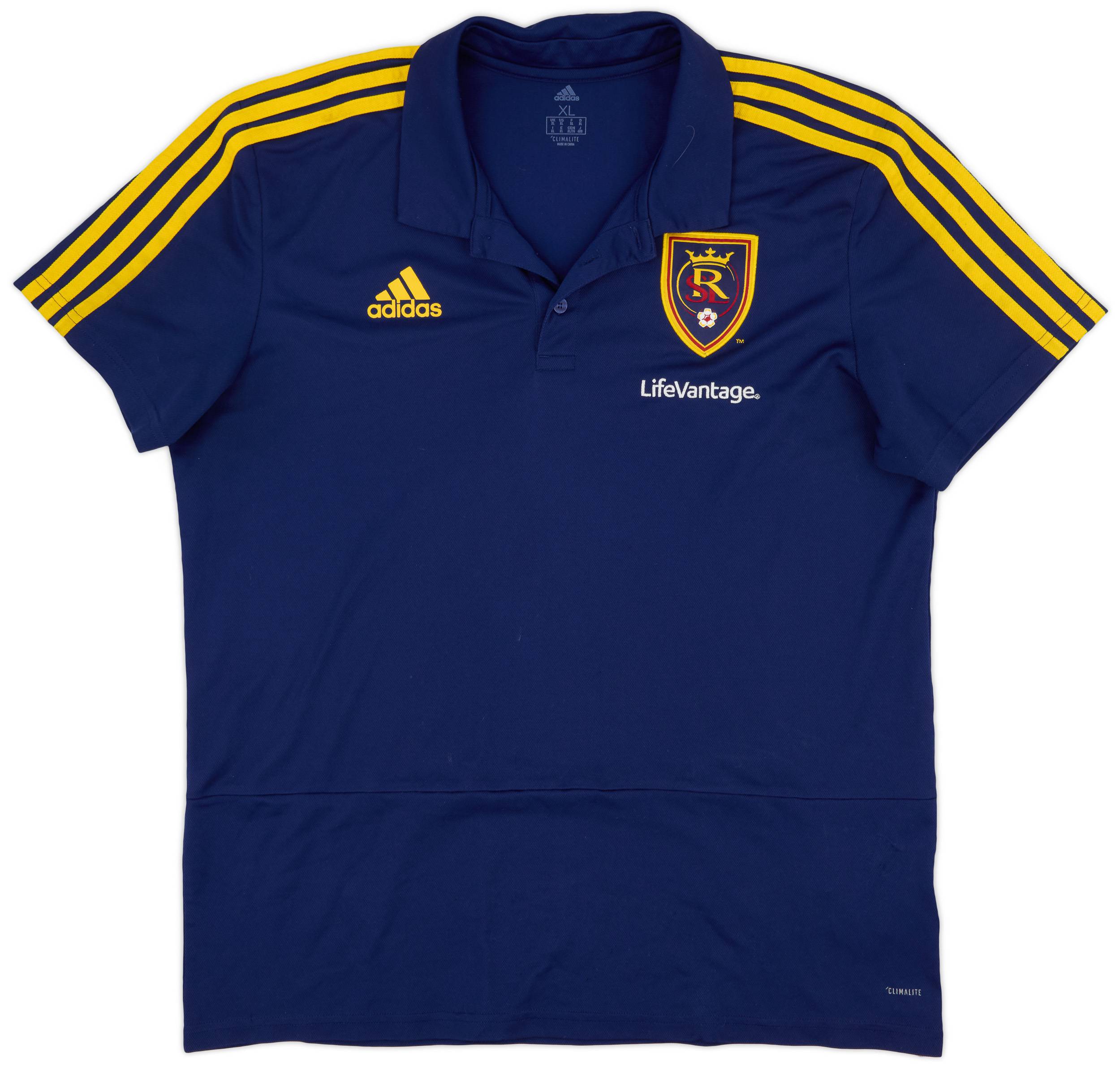 2017-18 Real Salt Lake adidas Polo Shirt - 8/10 - (XL)