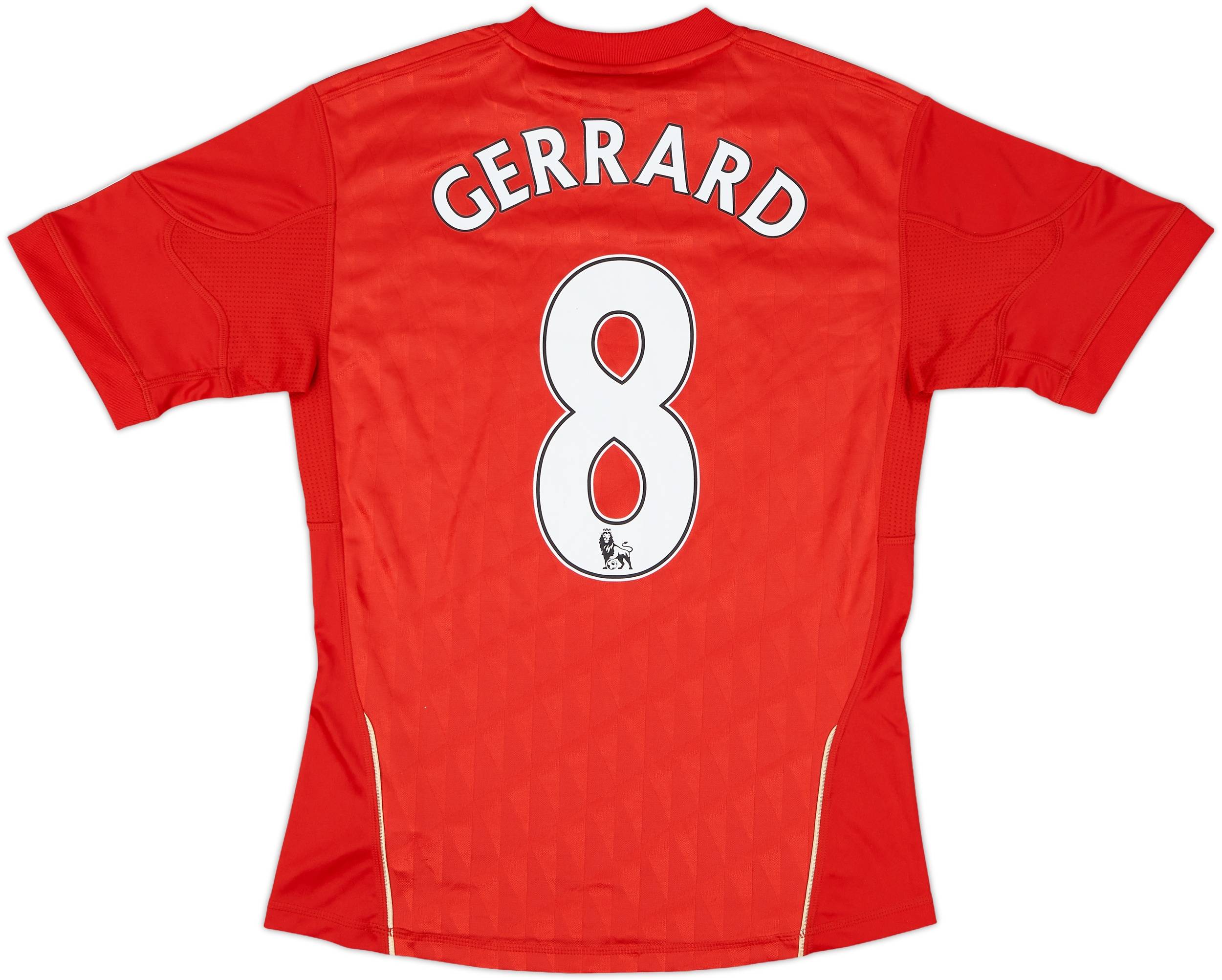 2010-12 Liverpool Home Shirt Gerrard #8 - 5/10 - (S)