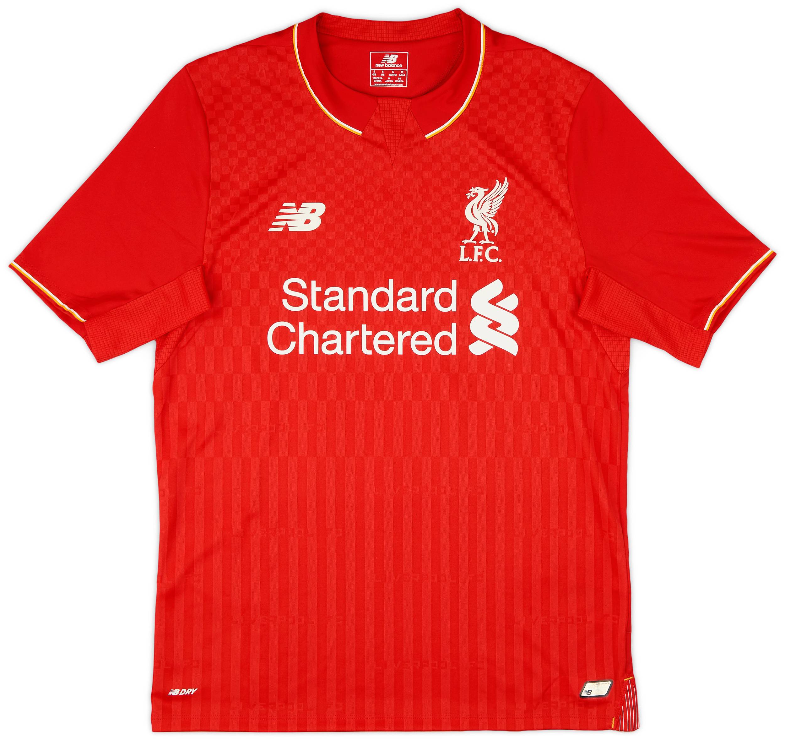 2015-16 Liverpool Home Shirt #7 - 7/10 - (S)