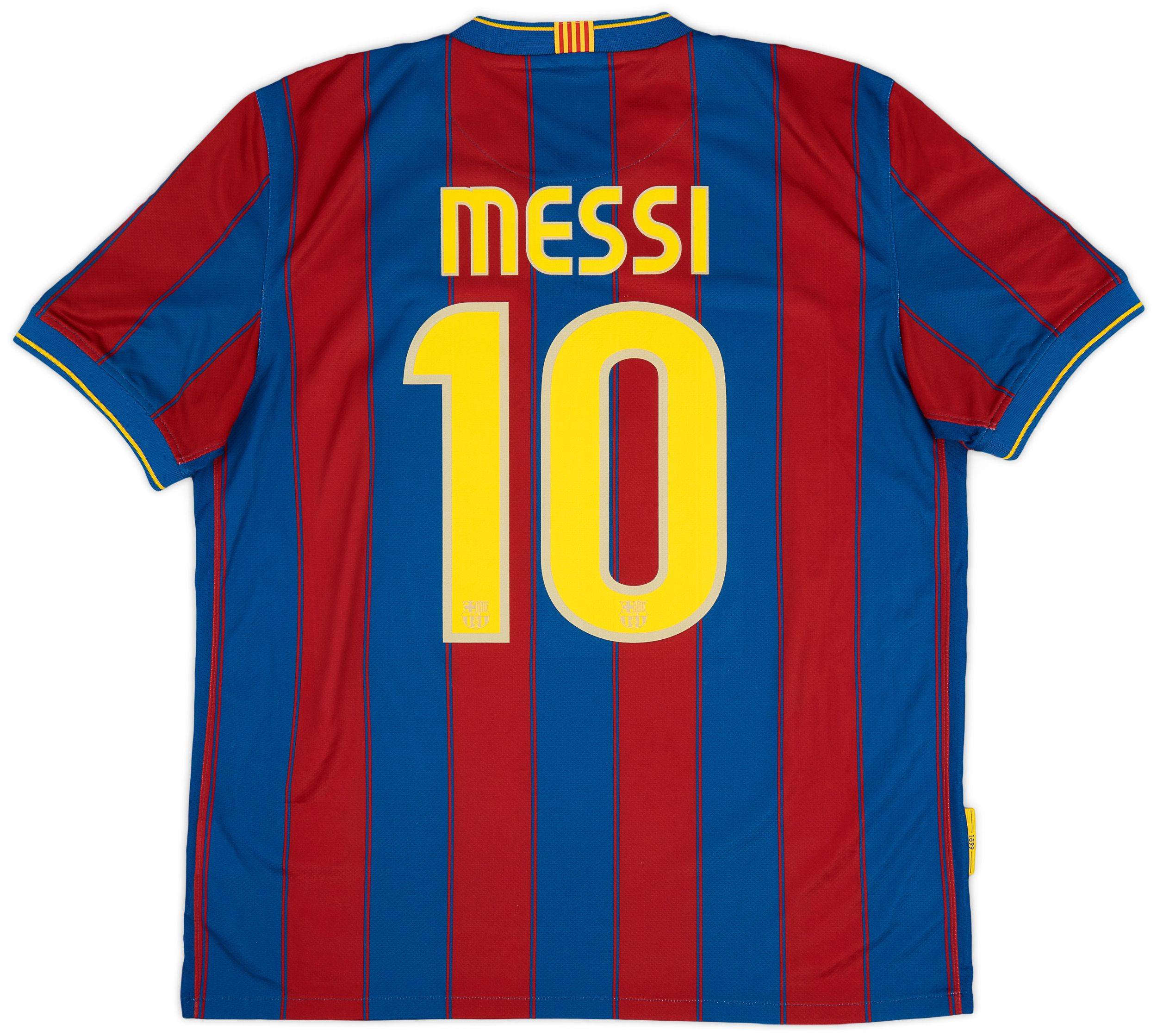 2009-10 Barcelona Home Shirt Messi #10