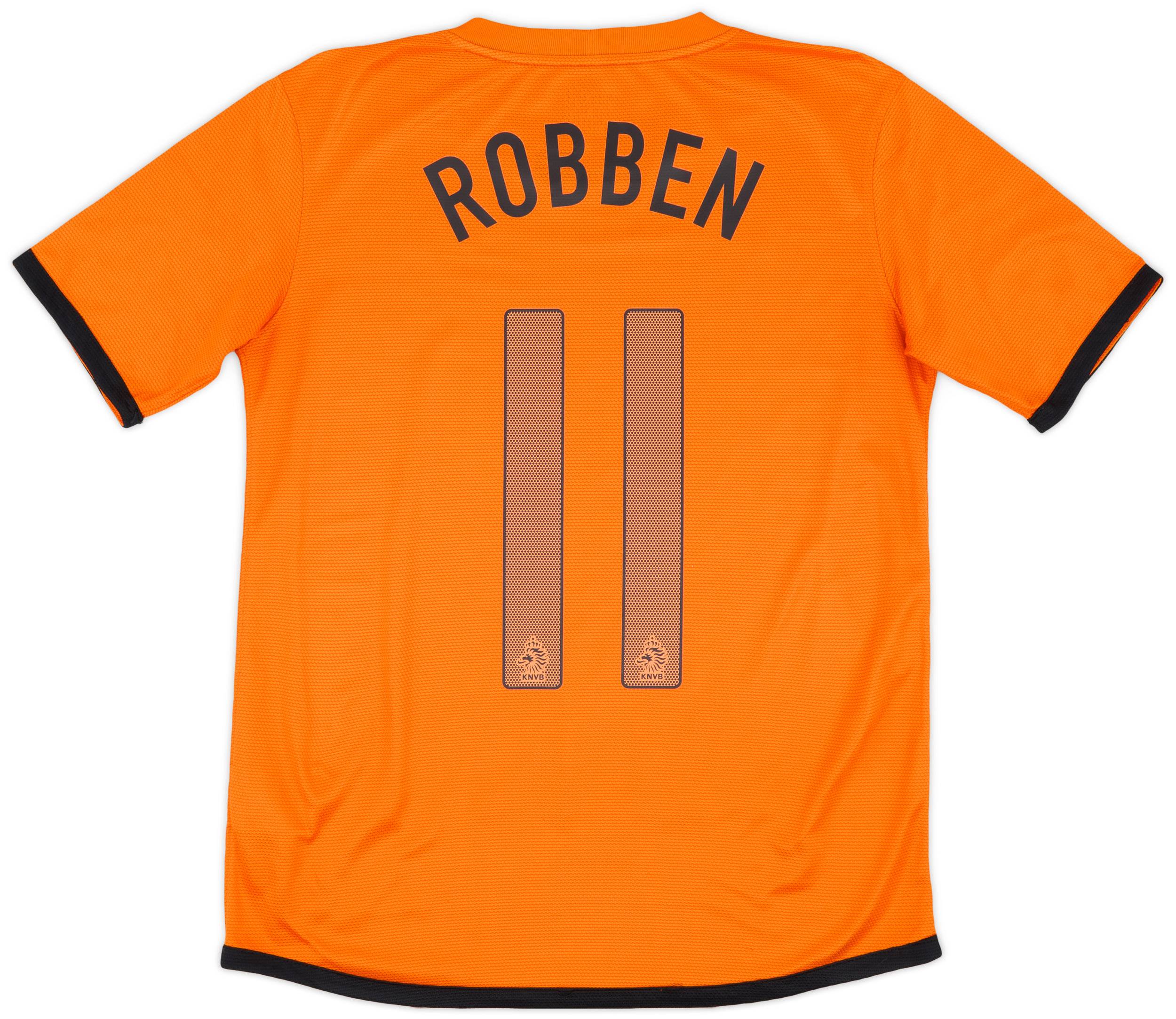 2012-13 Netherlands Home Shirt Robben #11 - 9/10 - (XL.Boys)