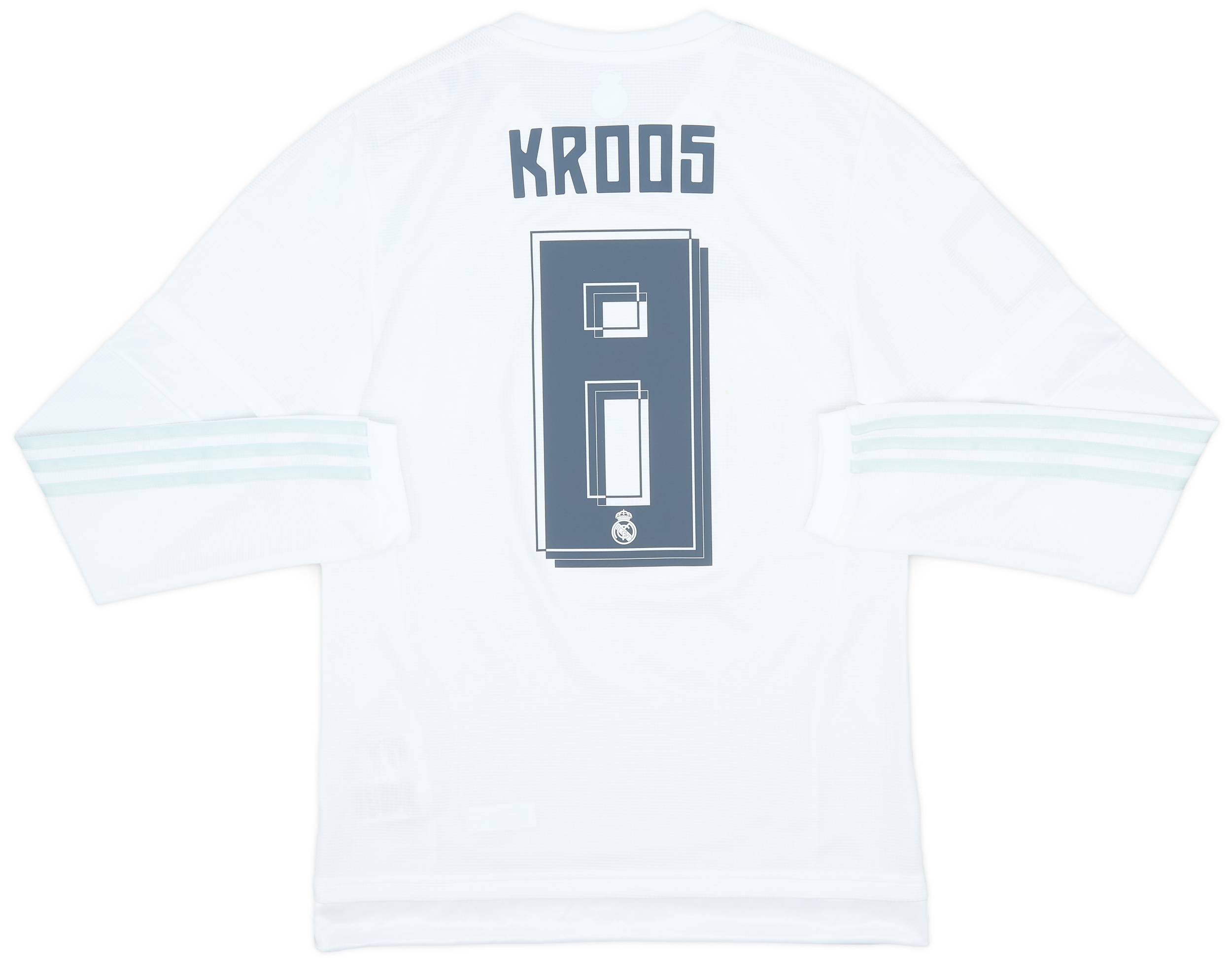 2015-16 Real Madrid Home L/S Shirt Kroos #8 (S)