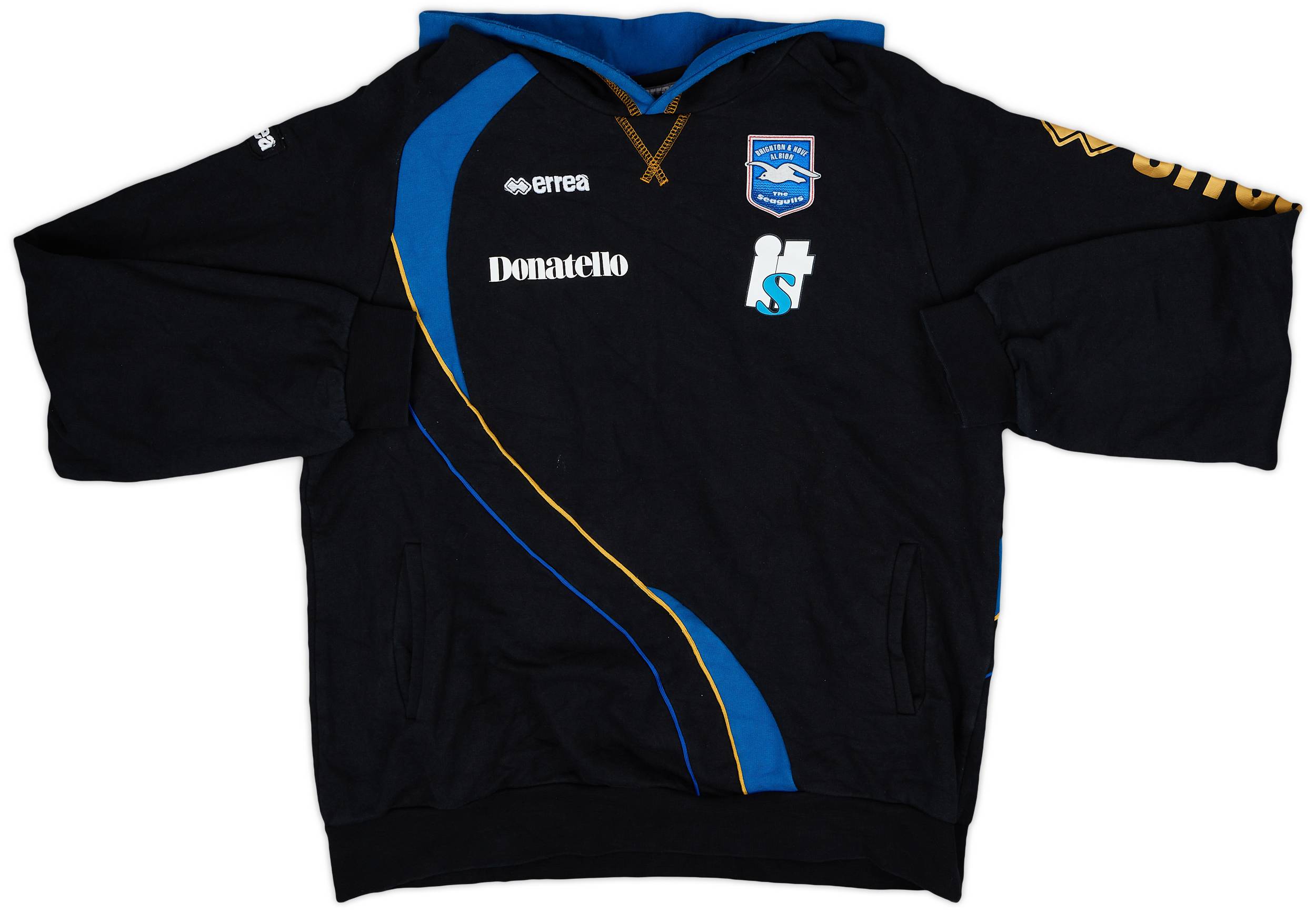 2009-10 Brighton Errea Hooded Sweat Top - 9/10 - (XXL)