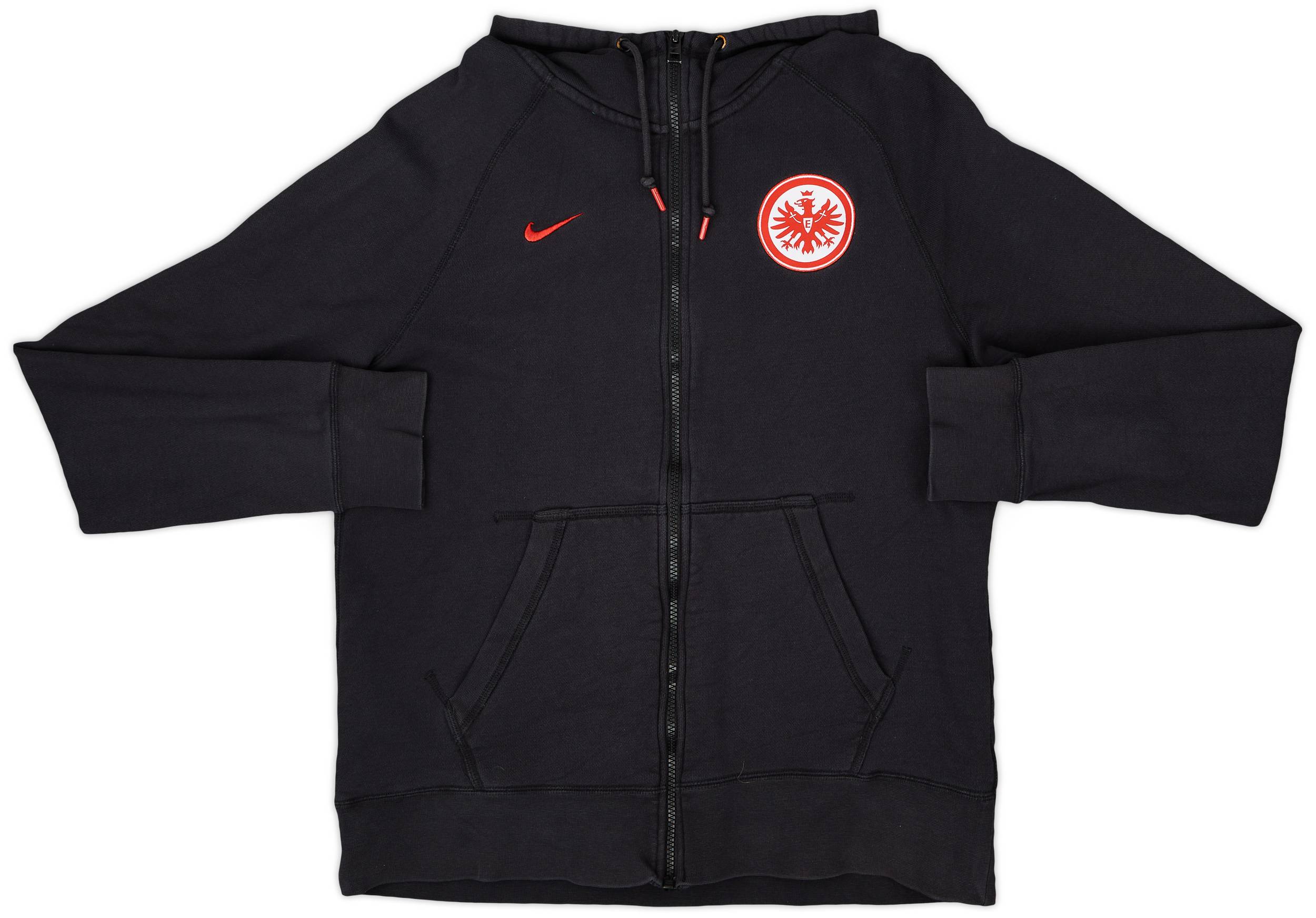 2014-15 Eintracht Frankfurt Nike Hooded Track Jacket - 9/10 - (L)