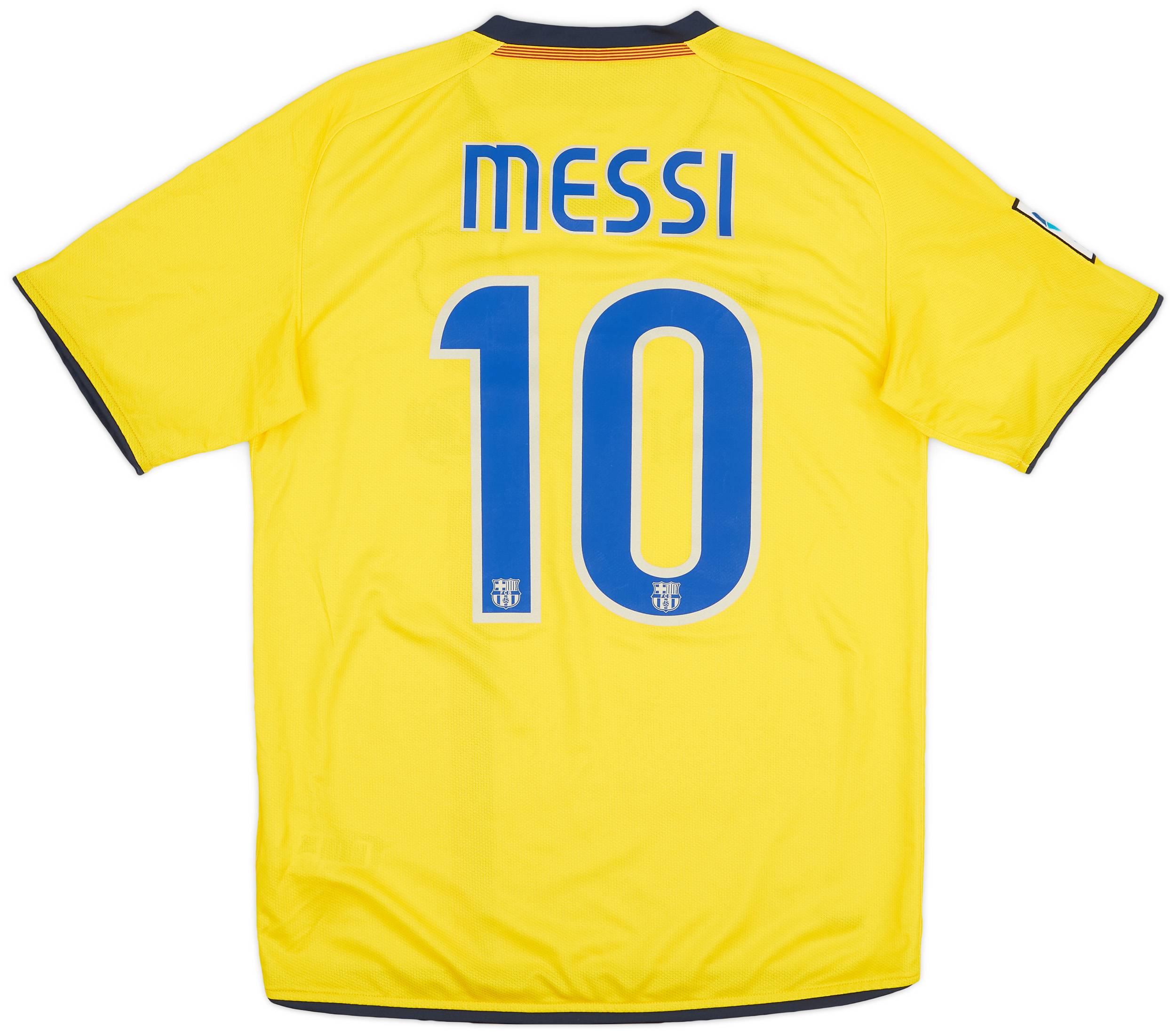 2008-10 Barcelona Away Shirt Messi #10 - 9/10 - (S)