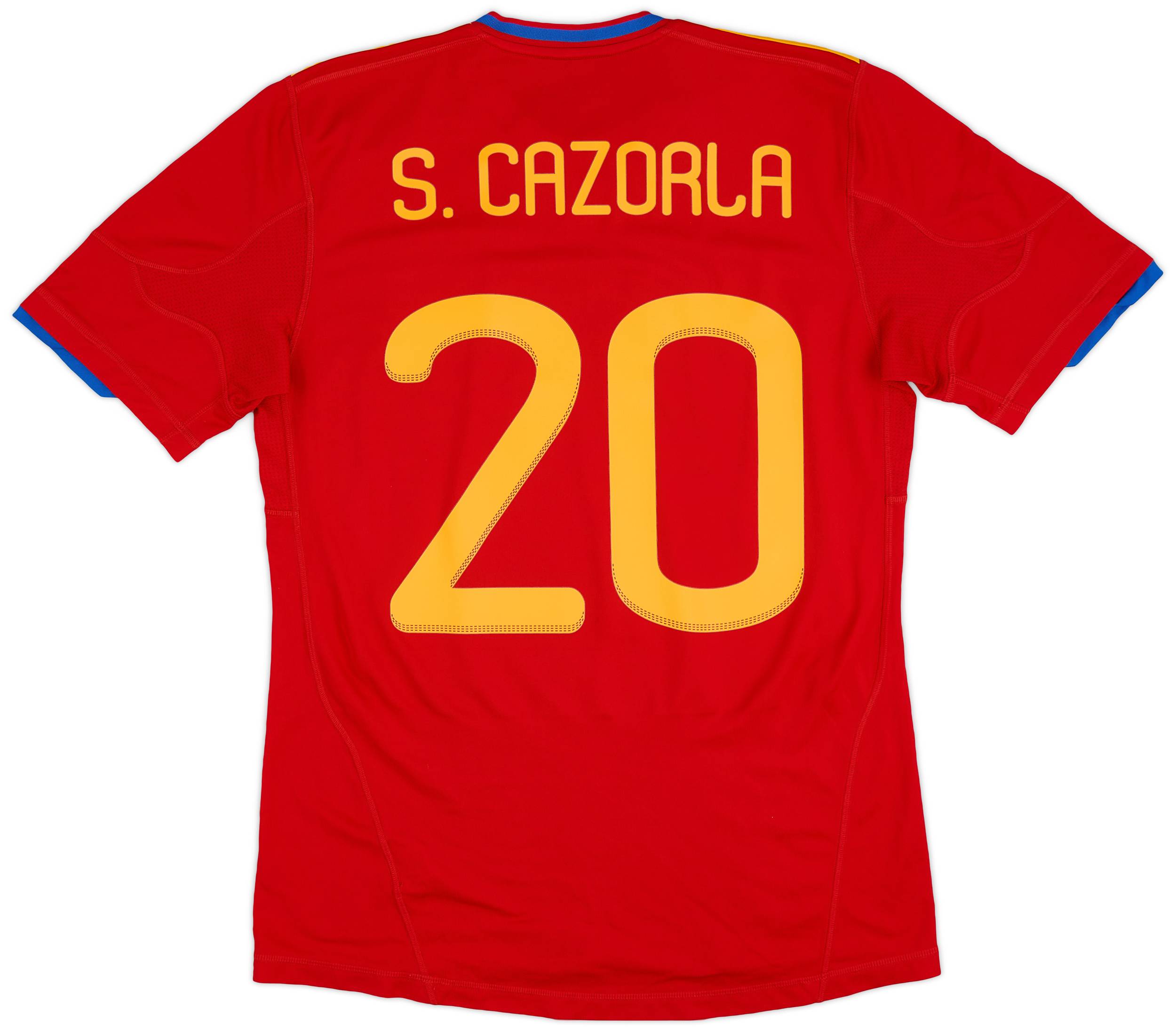 2009-10 Spain Home Shirt S.Cazorla #20 - 8/10 - (M)