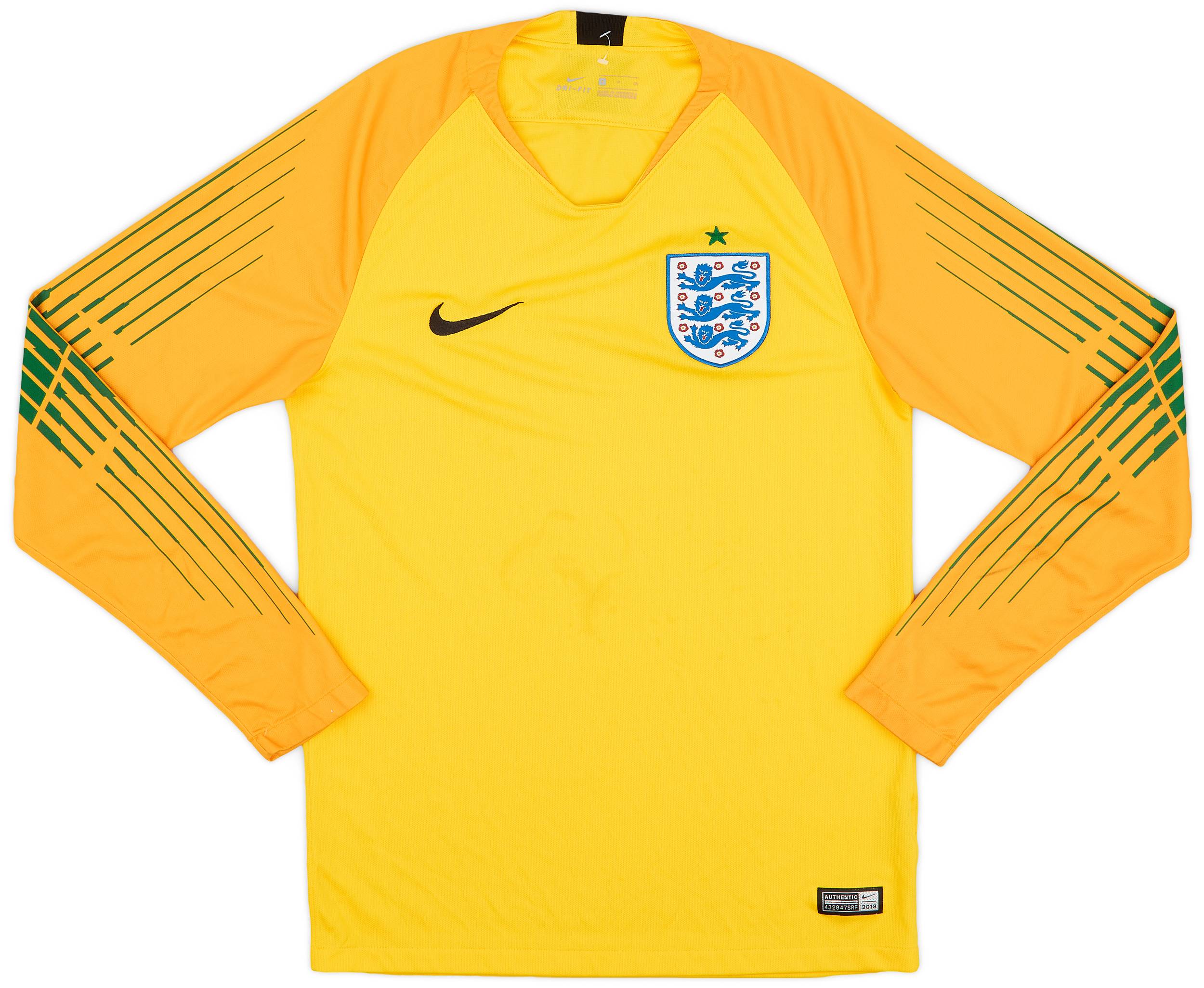 2018-19 England GK Shirt - 6/10 - (S)