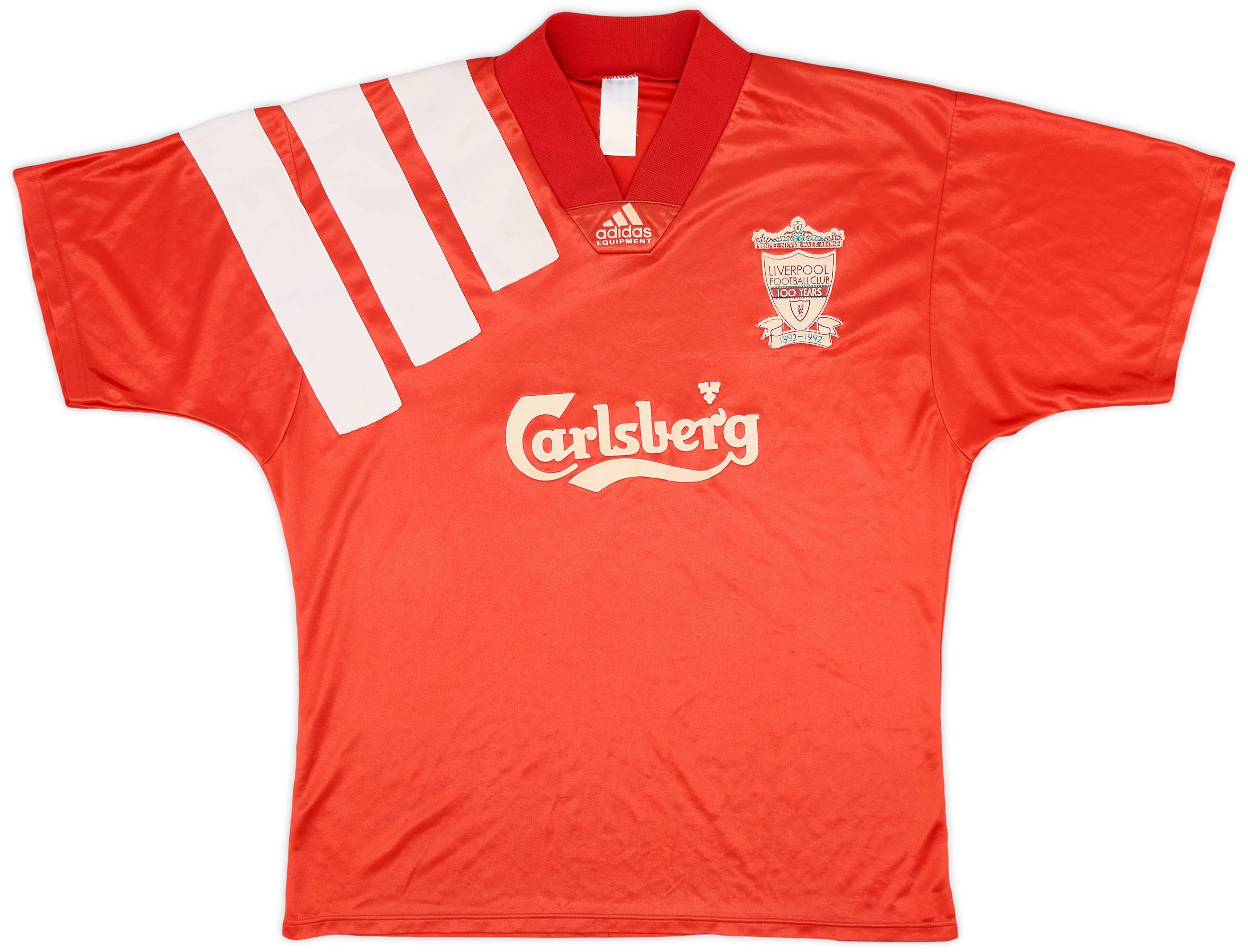 1992-93 Liverpool Centenary Home Shirt - 5/10 - (XL)