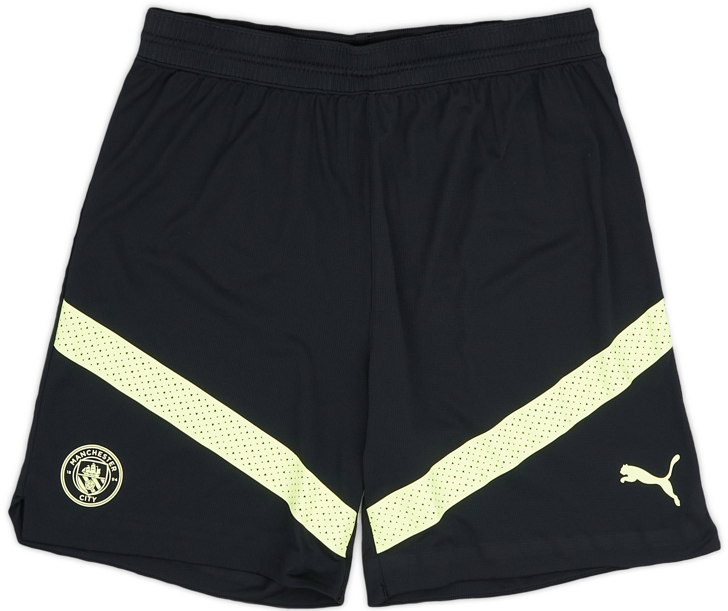 2022-23 Manchester City Puma Training Shorts - 7/10 - (L)