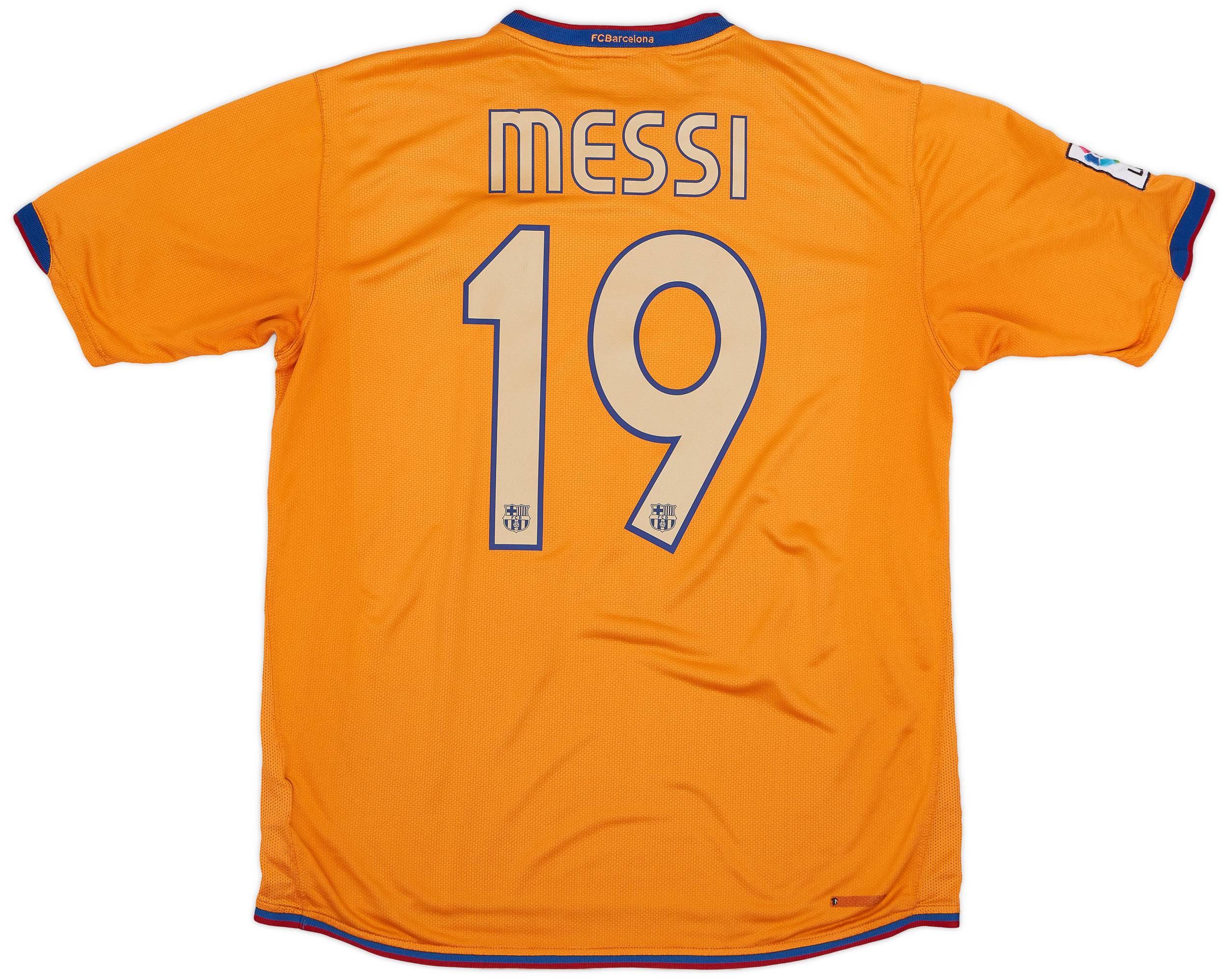 2006-08 Barcelona Away Shirt Messi #19 - 6/10 - (L)