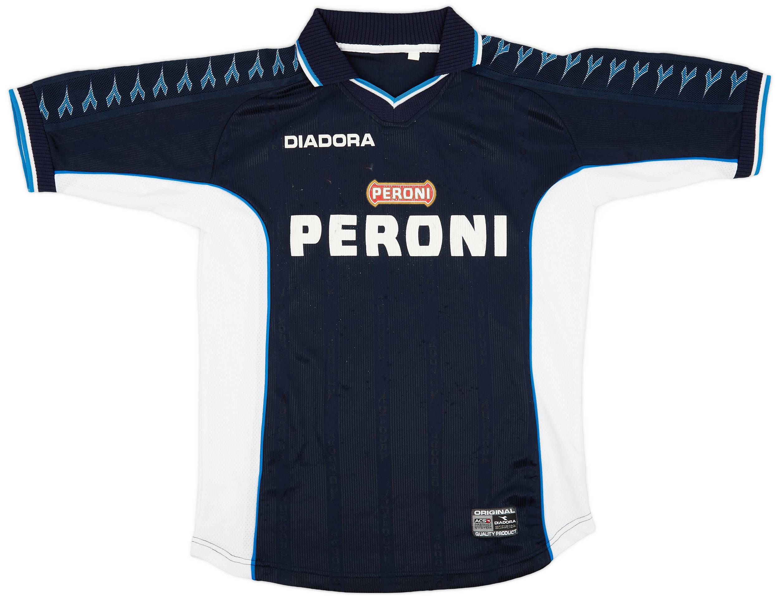 2000-01 Napoli Diadora Training Shirt - 6/10 - (M)