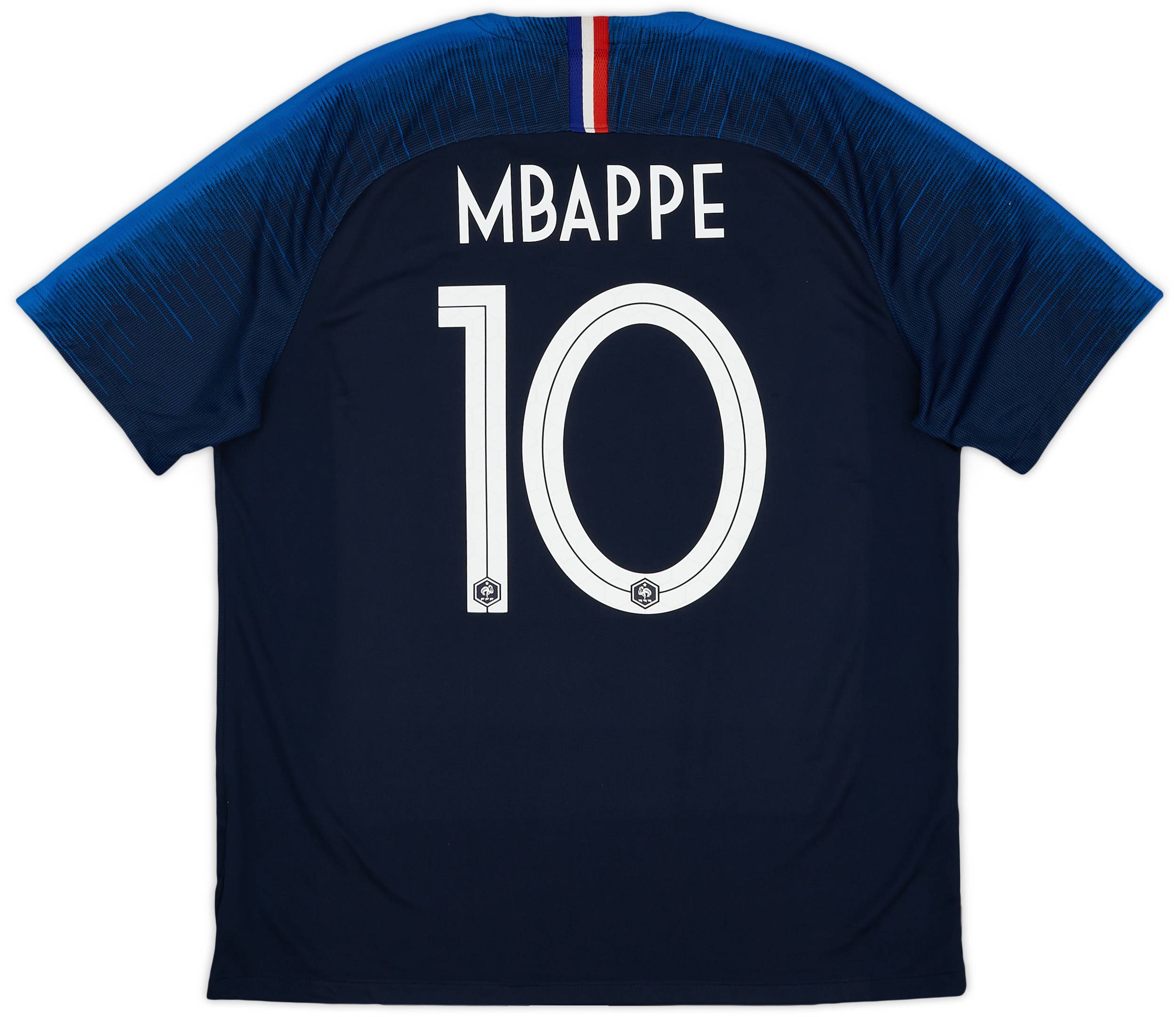 2018 France Home Shirt Mbappe #10 - 8/10 - (XL)