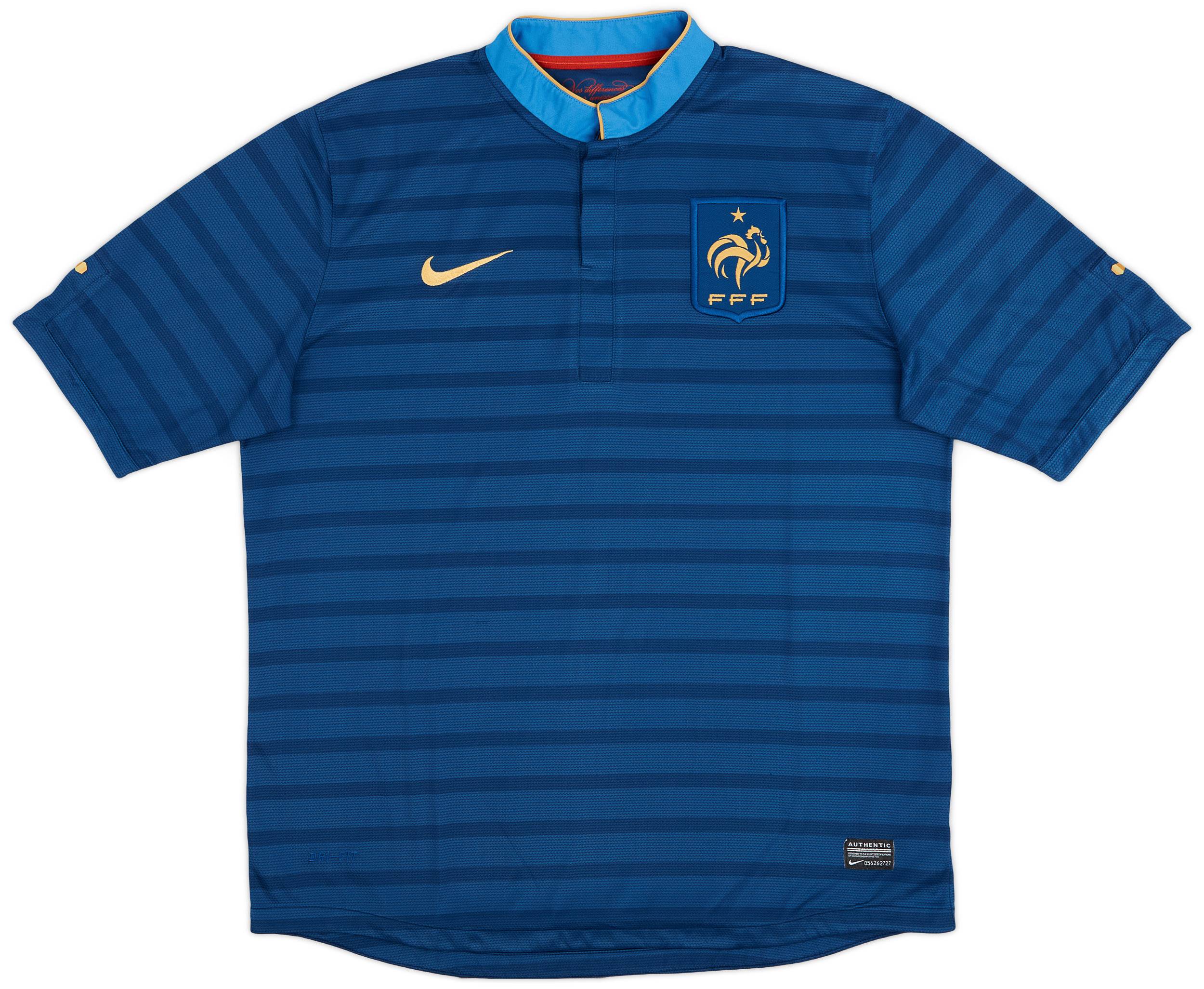 2012-13 France Home Shirt - 9/10 - (L)