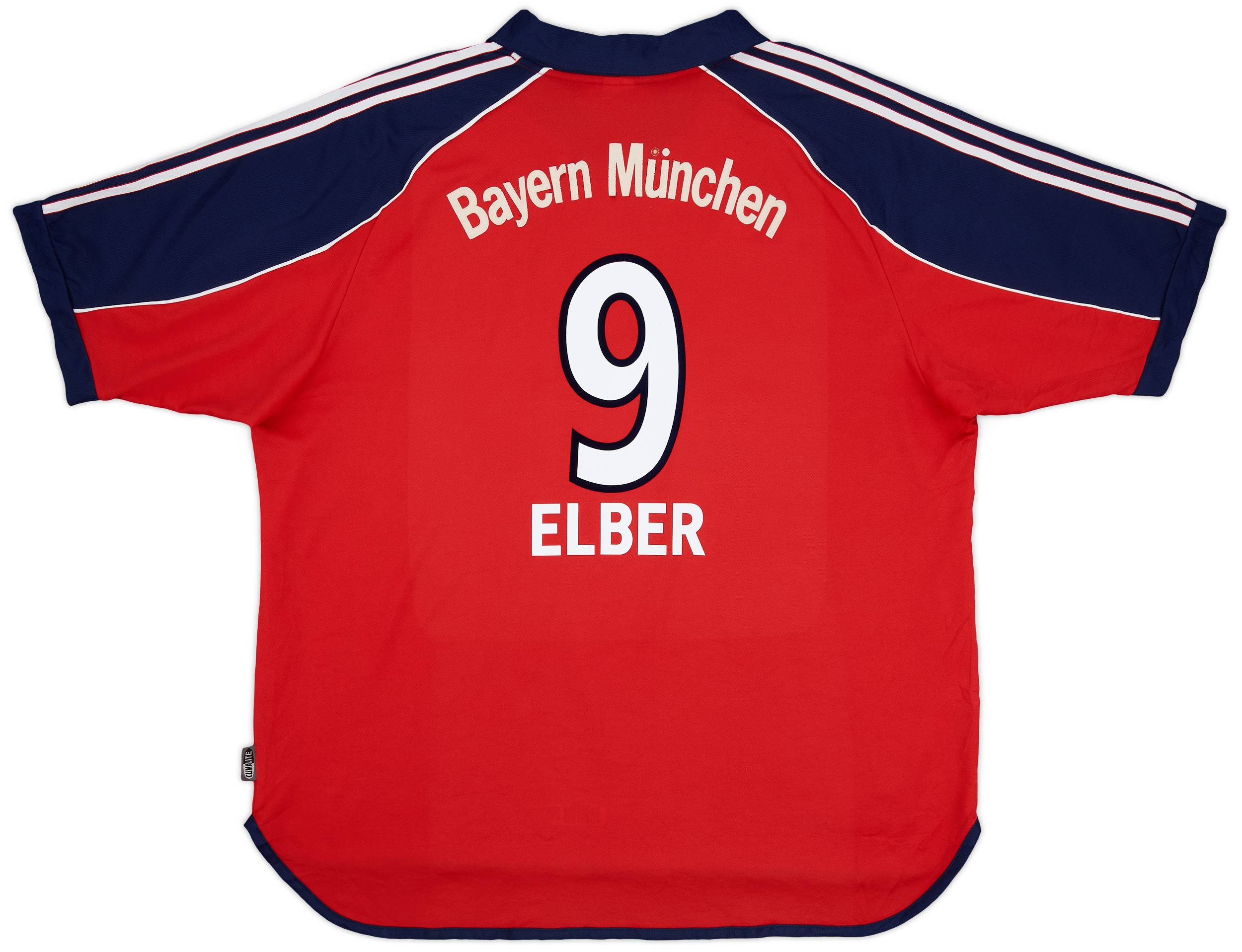 1999-01 Bayern Munich Home Shirt Elber #9 - 5/10 - (XXL)
