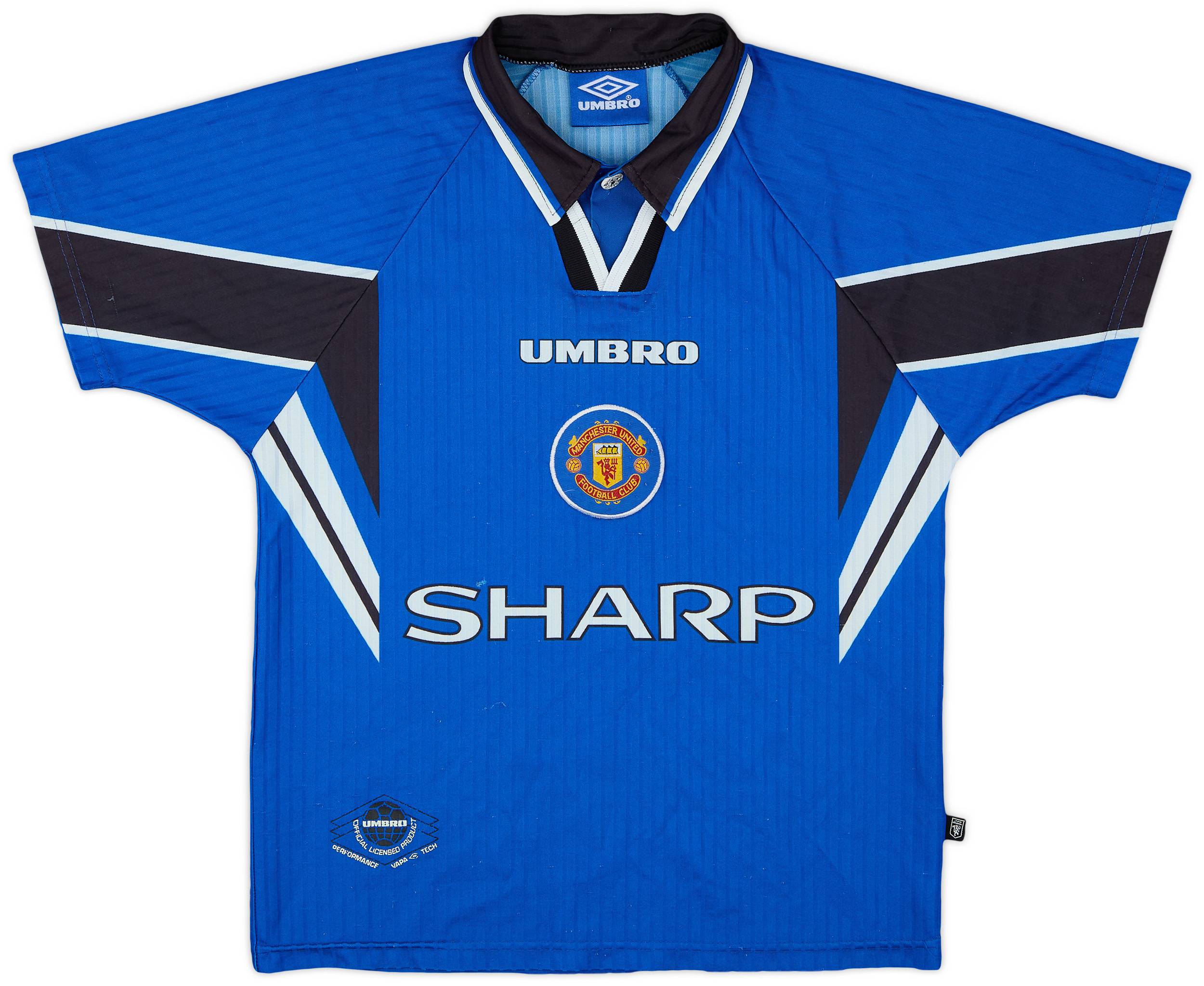 1996-98 Manchester United Third Shirt - 7/10 - (L.Boys)