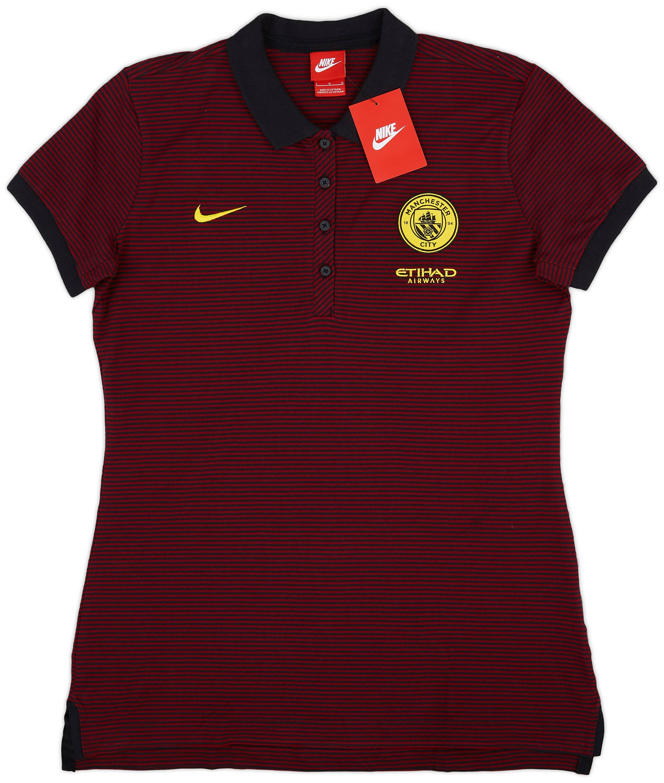 2016-17 Manchester City Nike Polo T-Shirt - (Women's M)