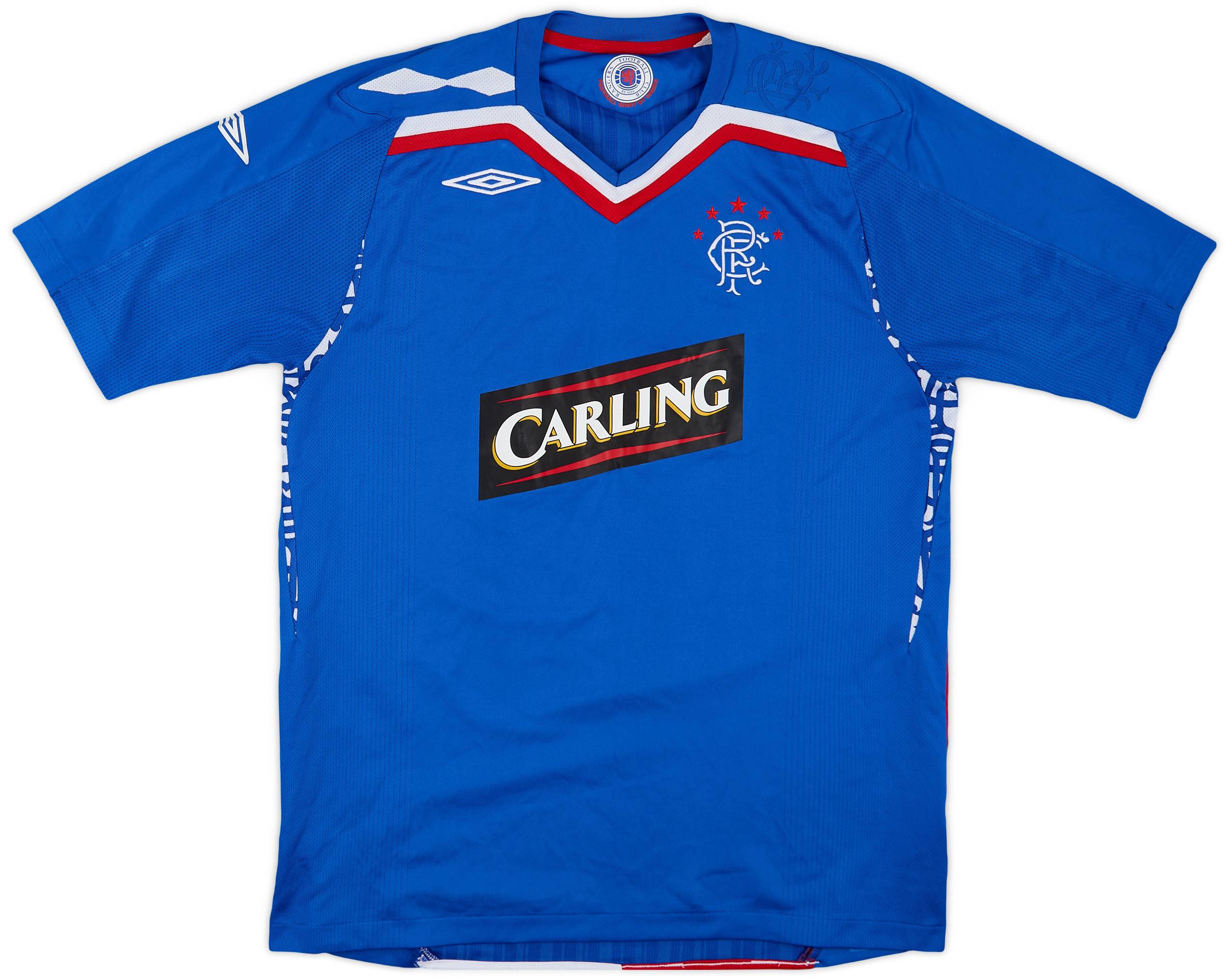 2007-08 Rangers Home Shirt - 7/10 - (L)