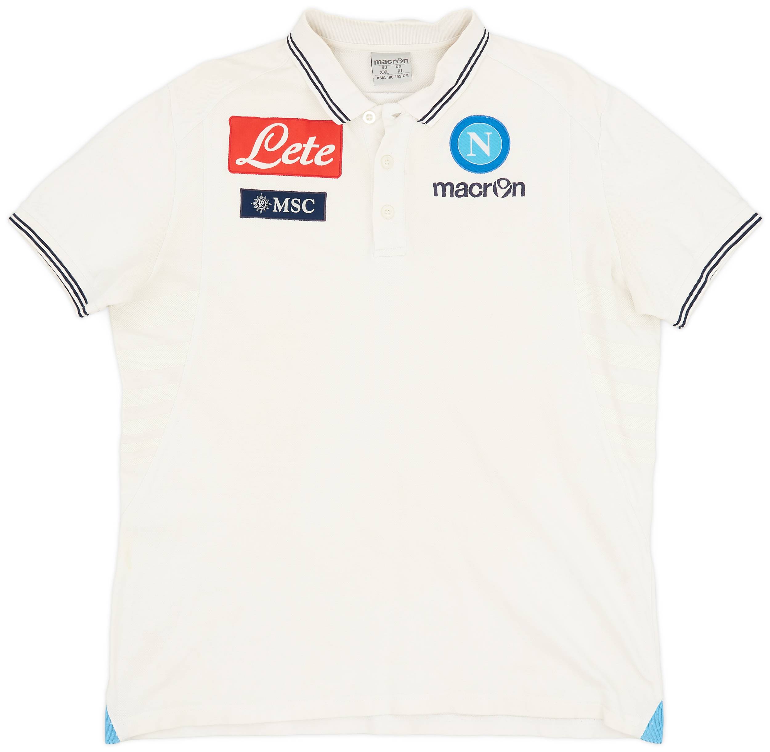 2009-10 Napoli Macron Polo Shirt - 7/10 - (XXL)