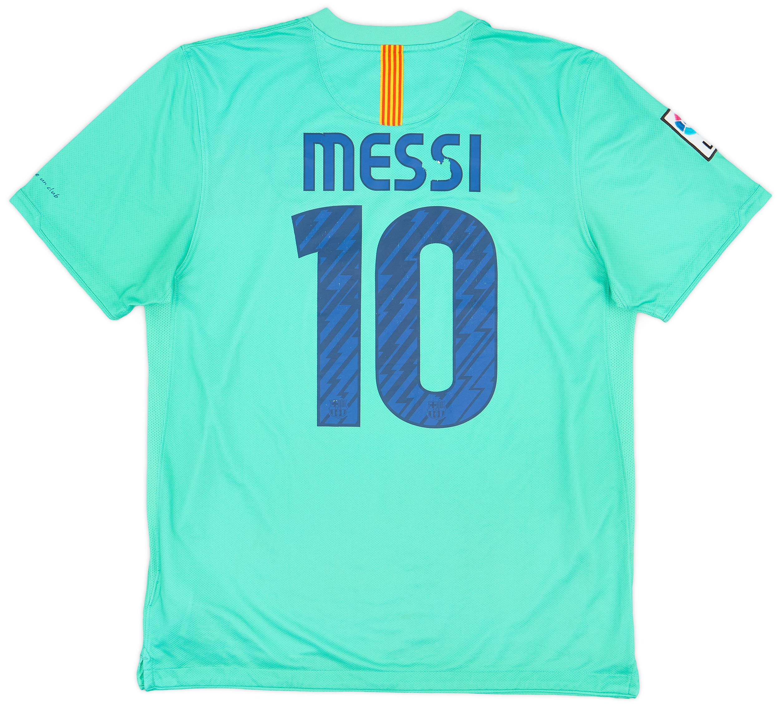 2010-11 Barcelona Away Shirt Messi #10 - 5/10 - (L)
