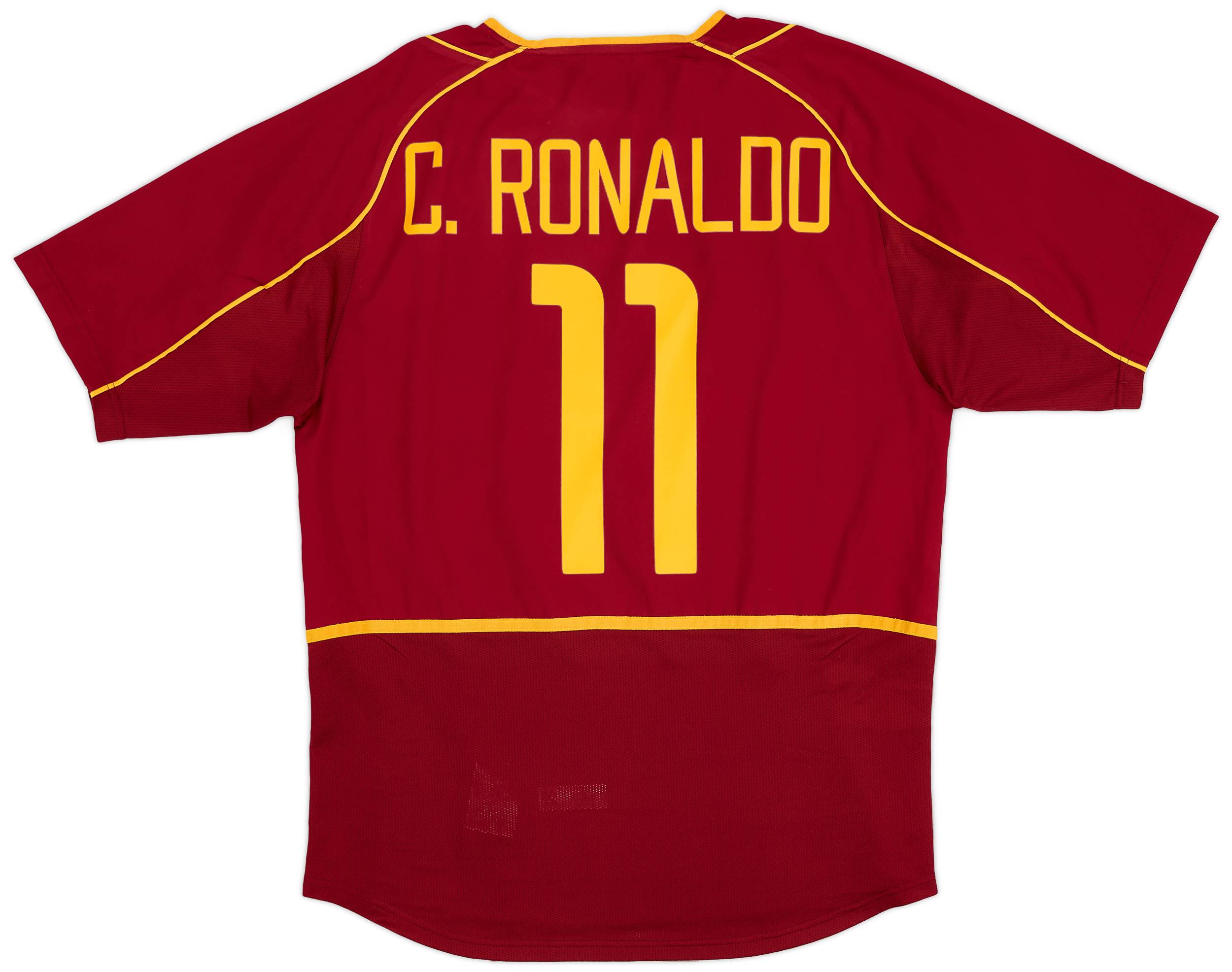 2002-04 Portugal Home Shirt C.Ronaldo #11 - 8/10 - (M)