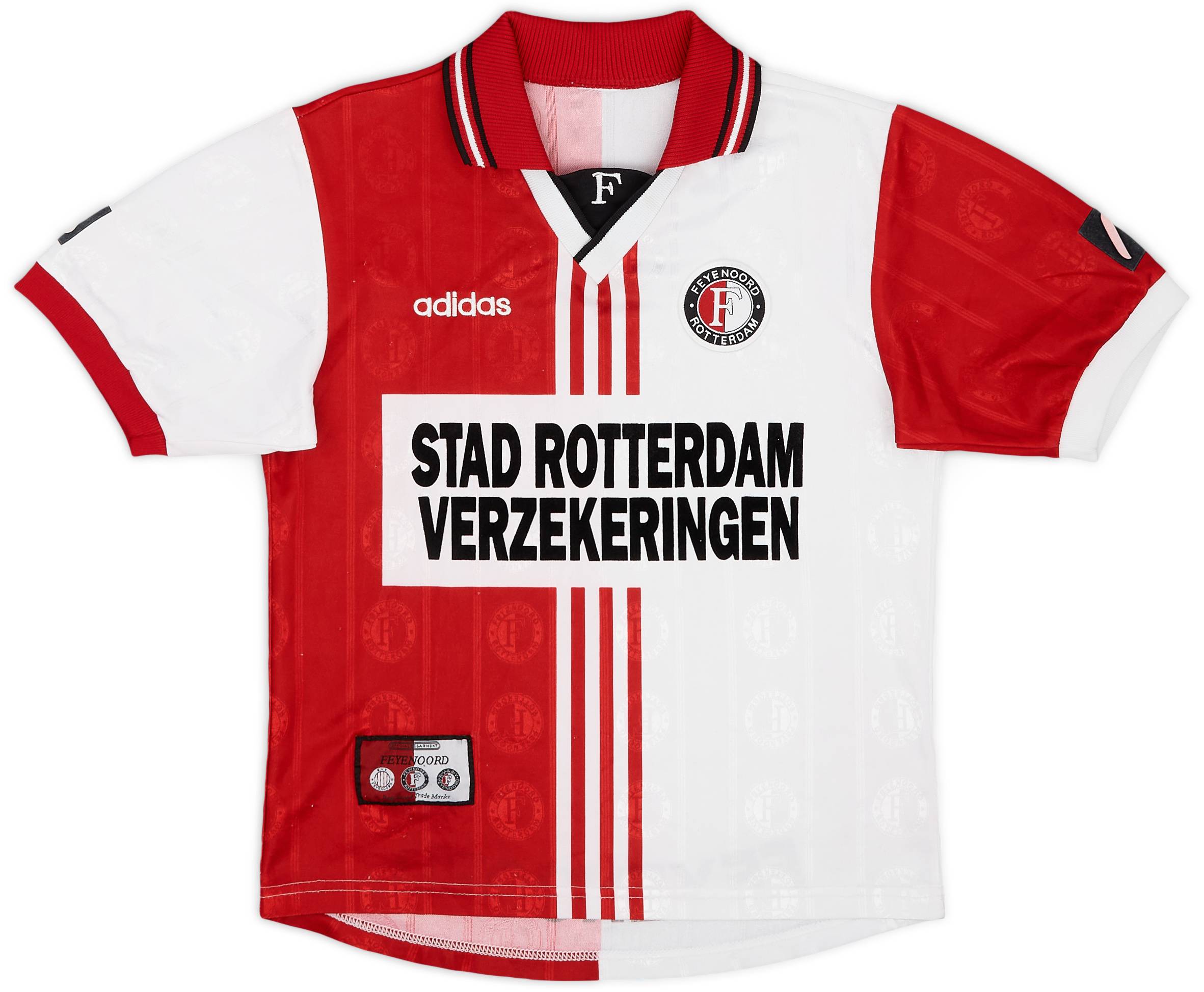 1997-98 Feyenoord Home Shirt - 7/10 - (XL.Boys)