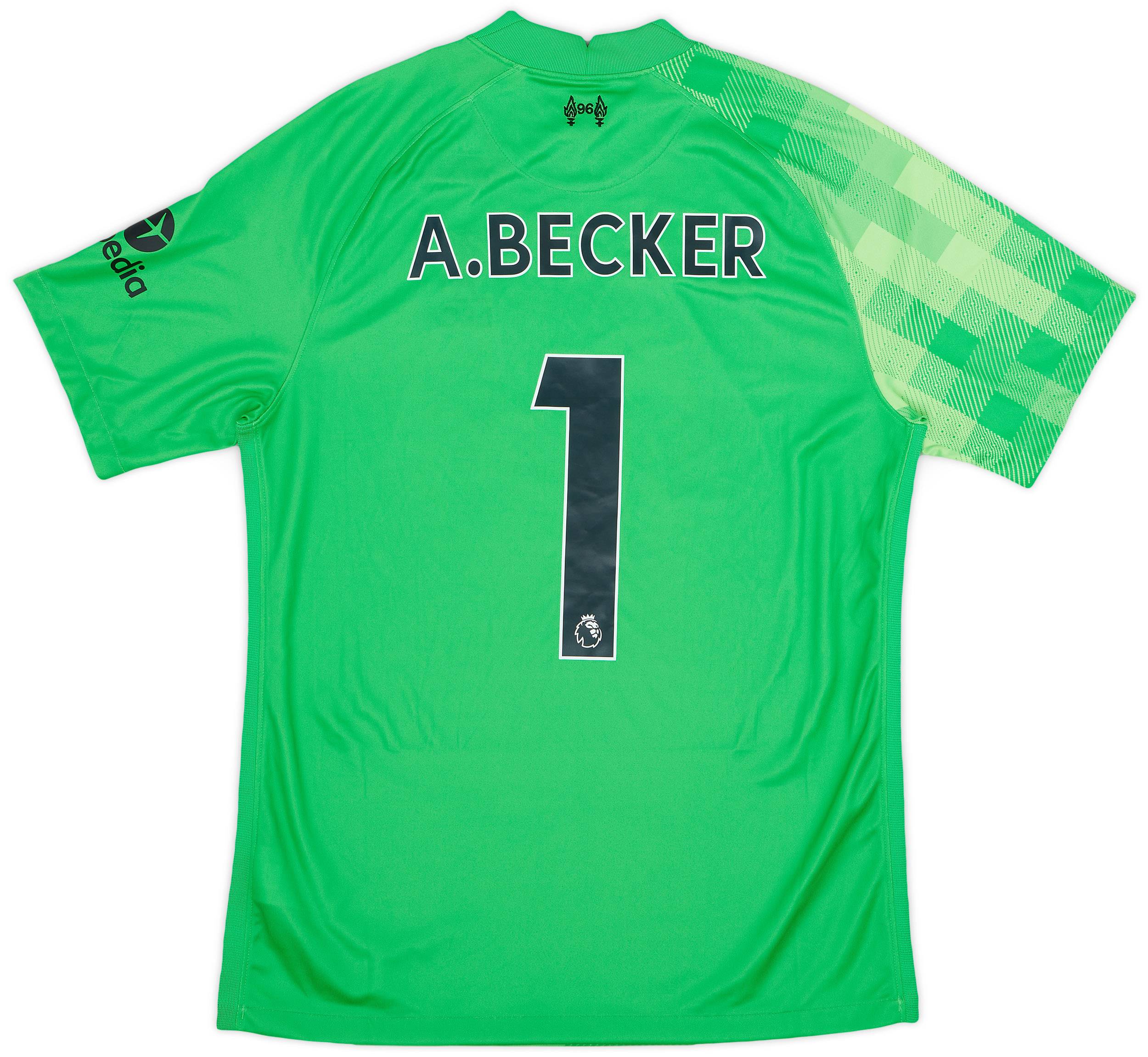 2021-22 Liverpool GK Shirt A. Becker #1 (M)