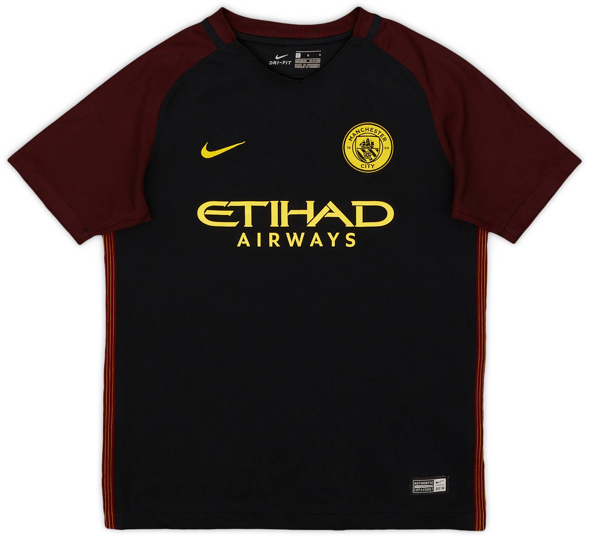 2016-17 Manchester City Away Shirt - 8/10 - (L.Boys)