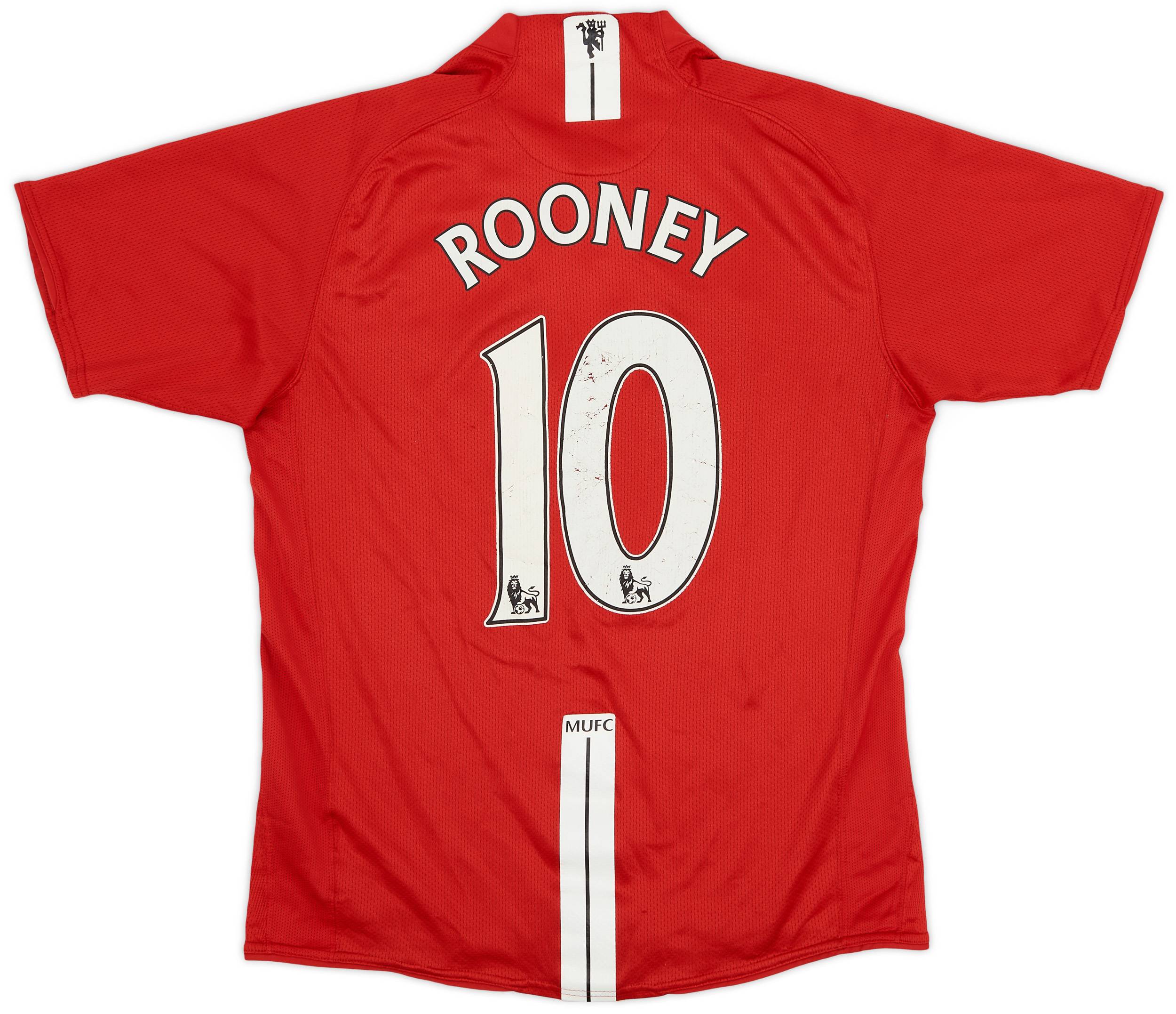2007-09 Manchester United Home Shirt Rooney #10 - 5/10 - (M)
