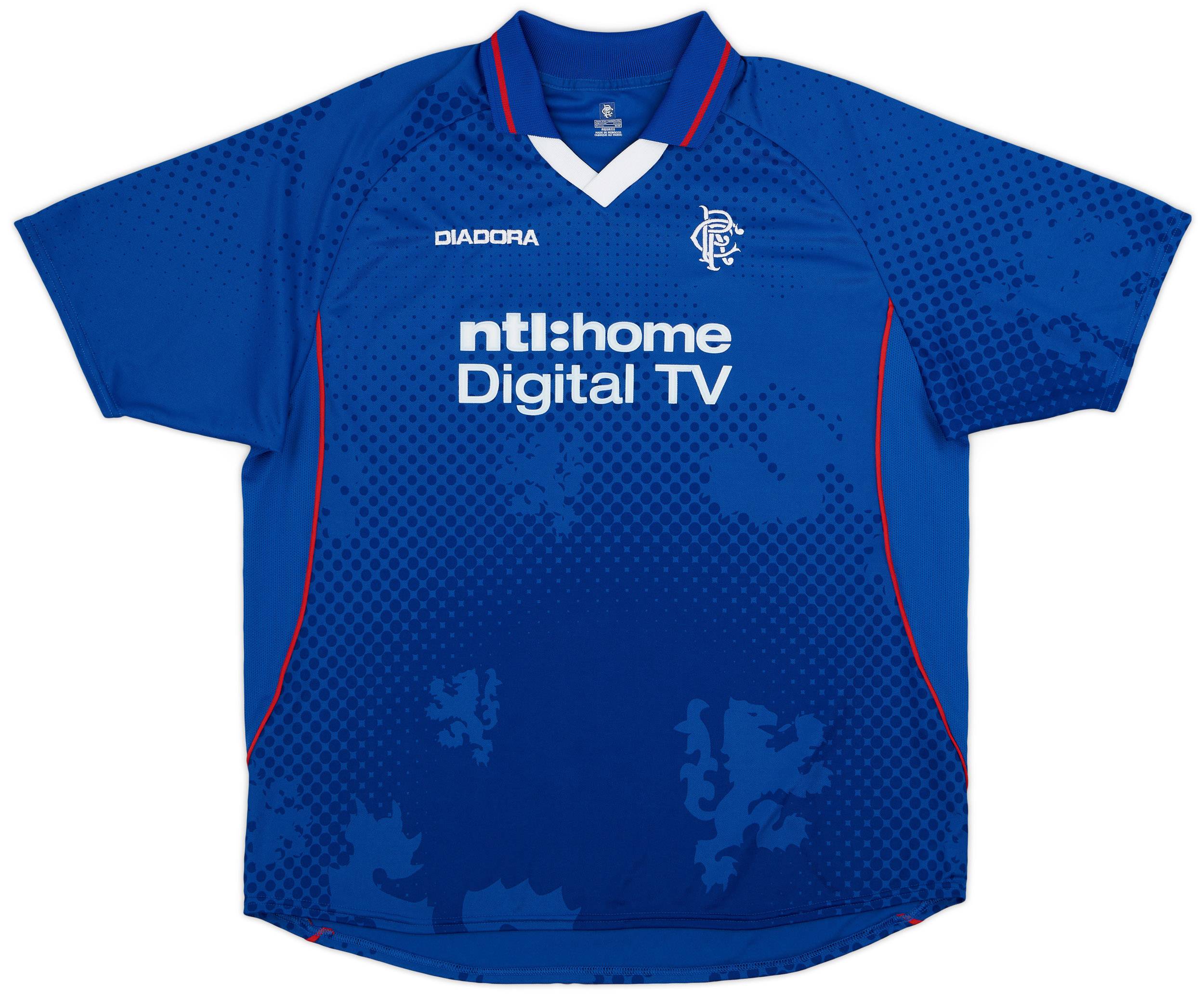 2002-03 Rangers Home Shirt - 9/10 - (XXL)