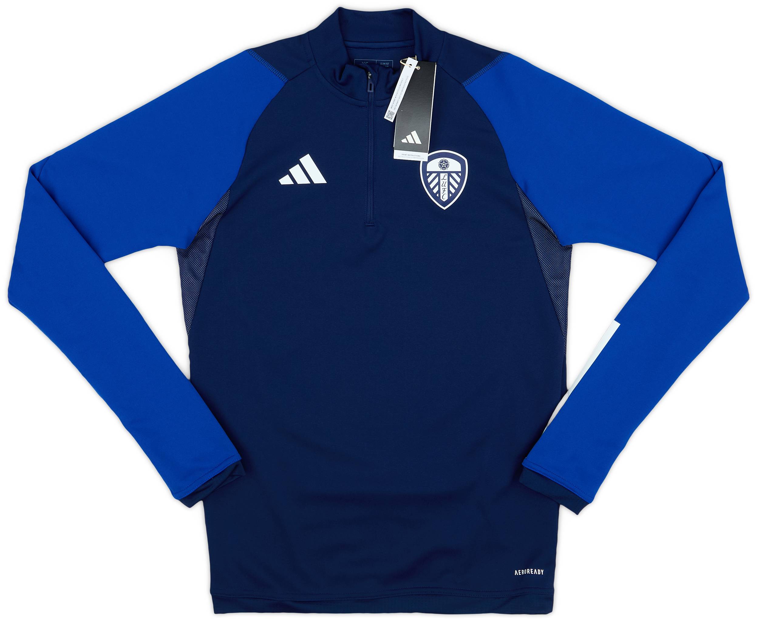 2023-24 Leeds United adidas 1/4 Zip Training Top (XS)
