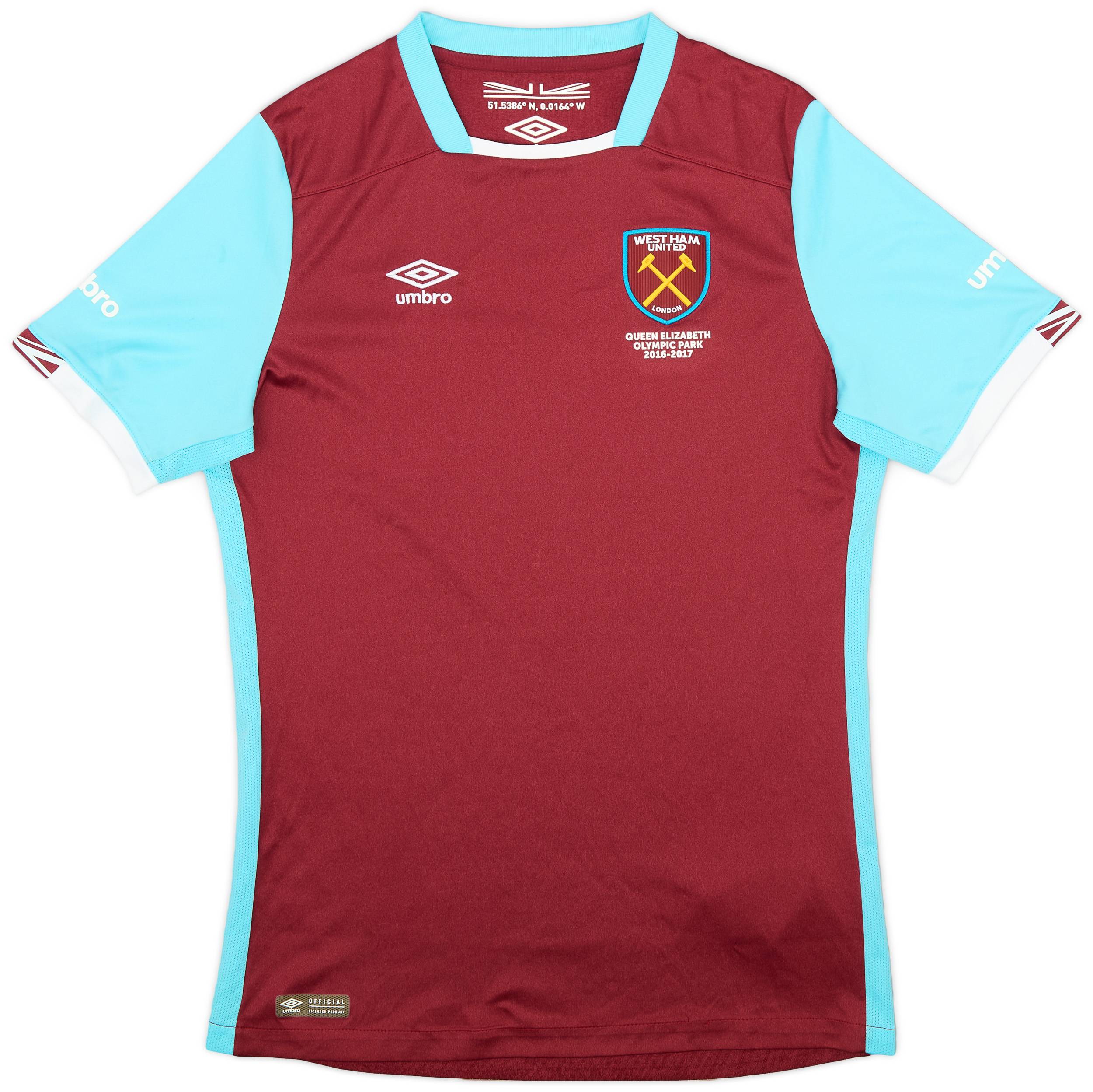 2016-17 West Ham Home Shirt - 9/10 - (XL.Boys)