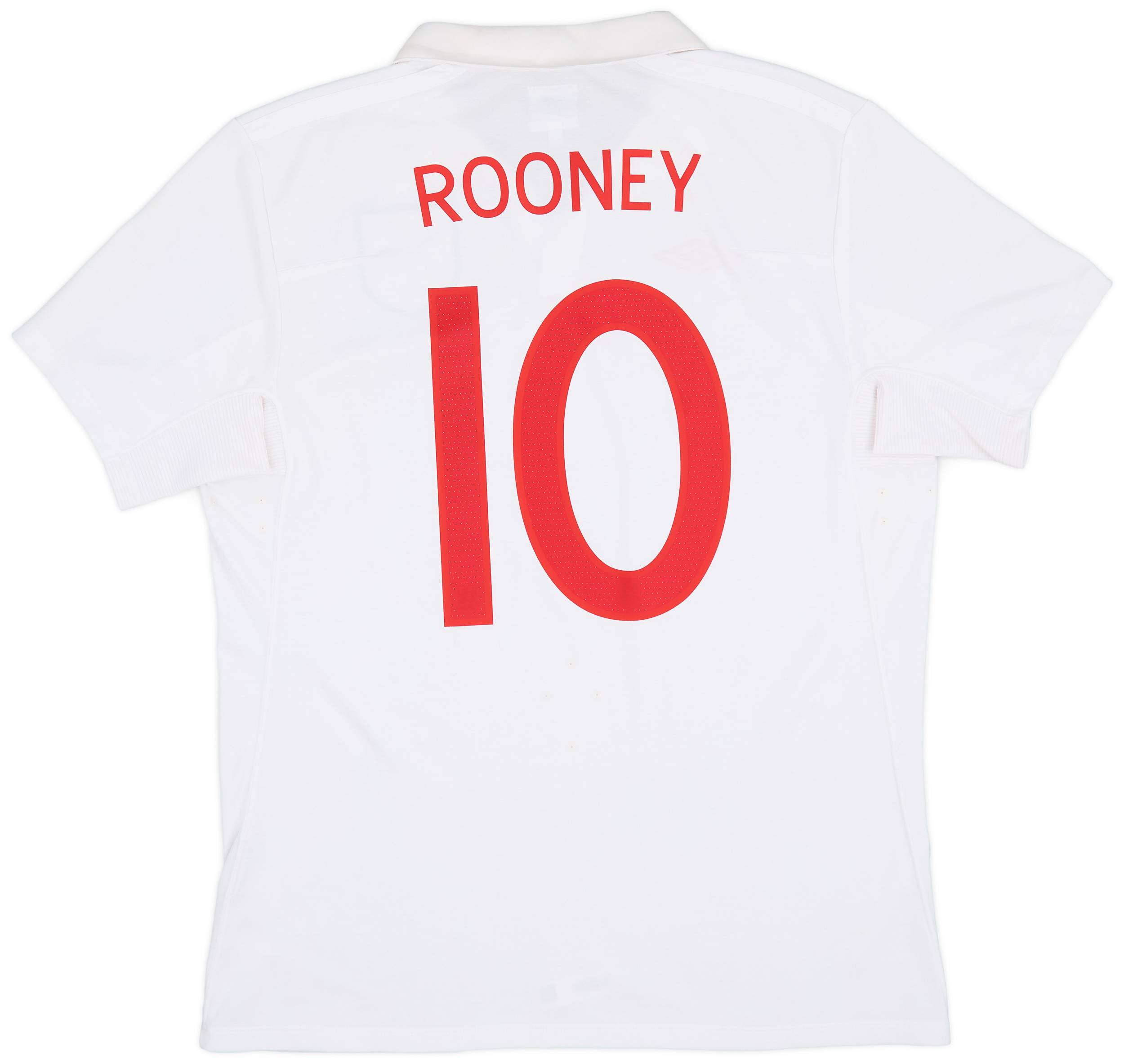 2009-10 England Home Shirt Rooney #10 - 6/10 - (L)