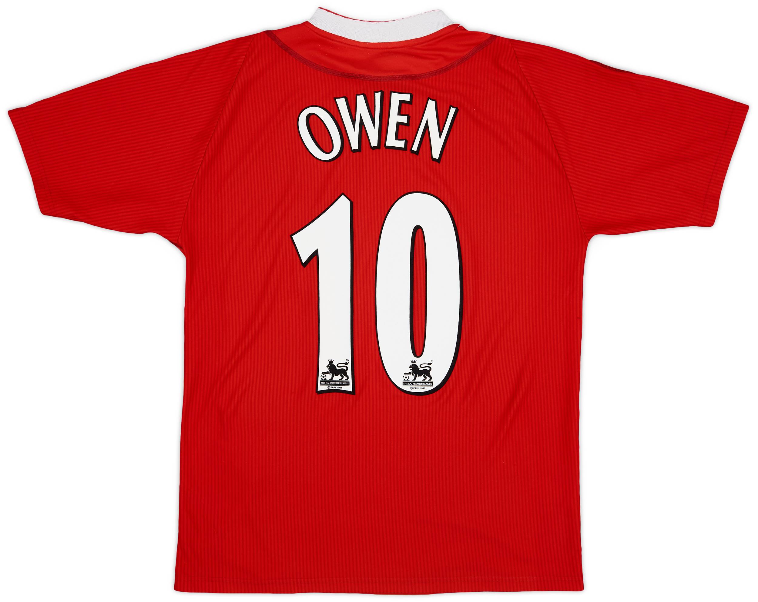 2002-04 Liverpool Home Shirt Owen #10 - 7/10 - (M)