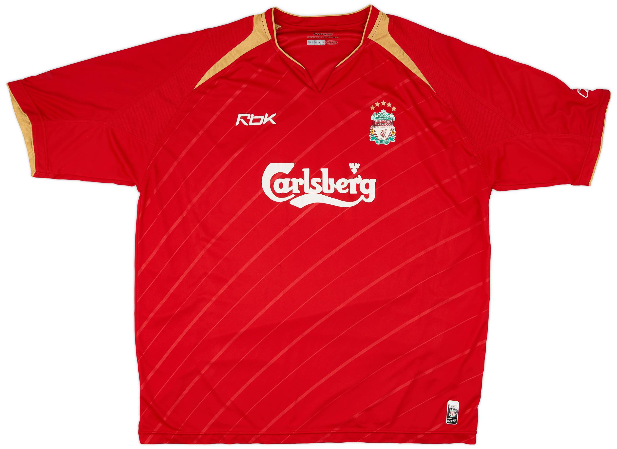 2005-06 Liverpool CL Home Shirt - 5/10 - (XXL)