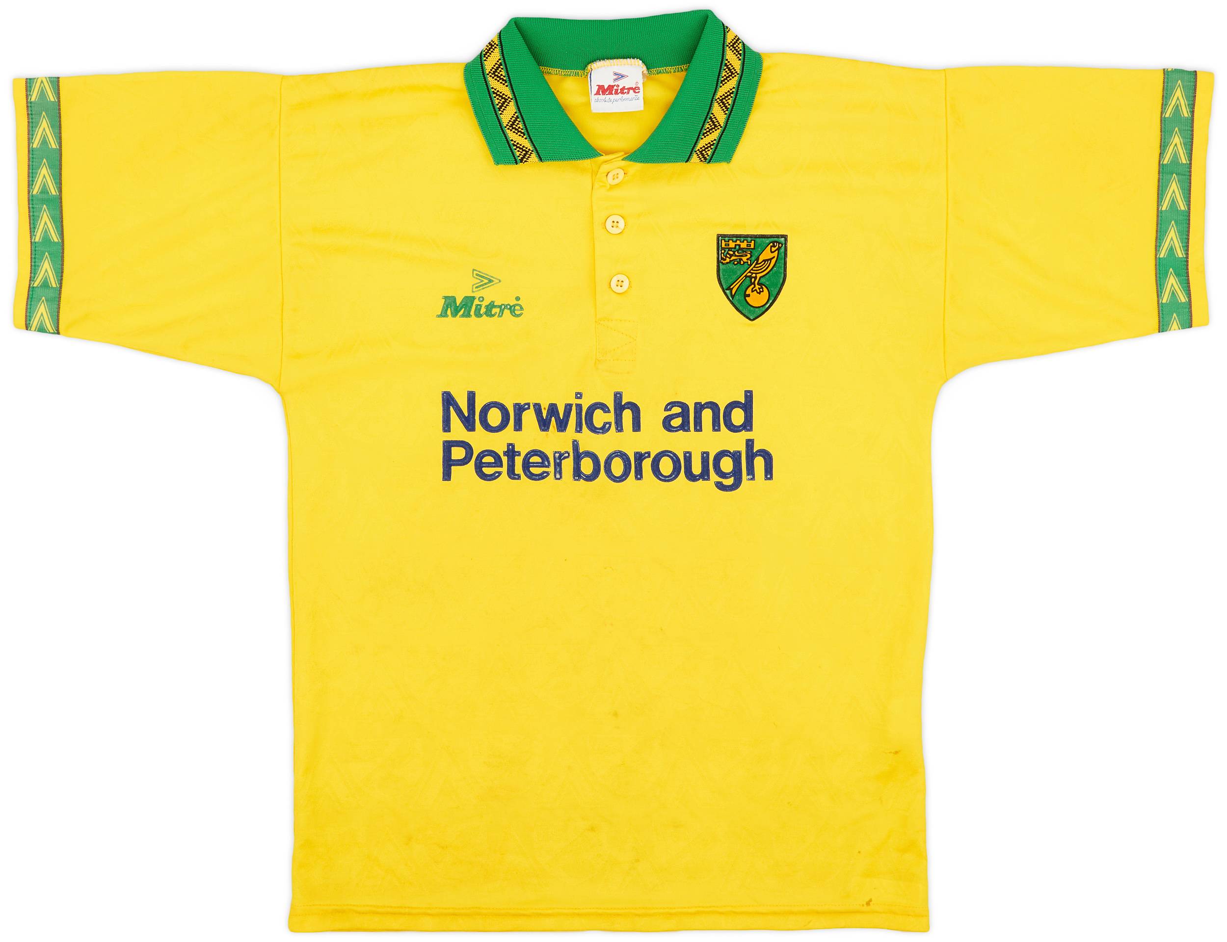 1994-96 Norwich Home Shirt - 5/10 - (S)