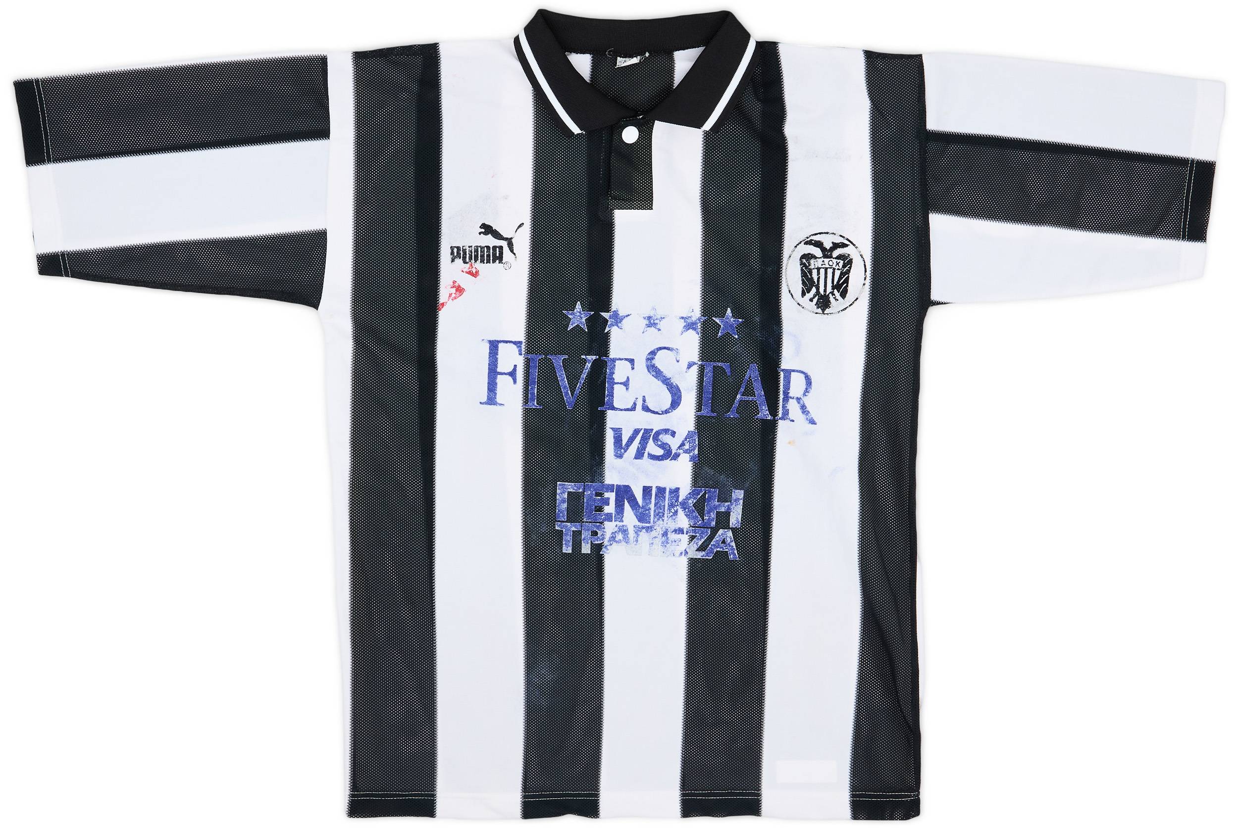 1995-96 PAOK Home Shirt - 4/10 - (M)
