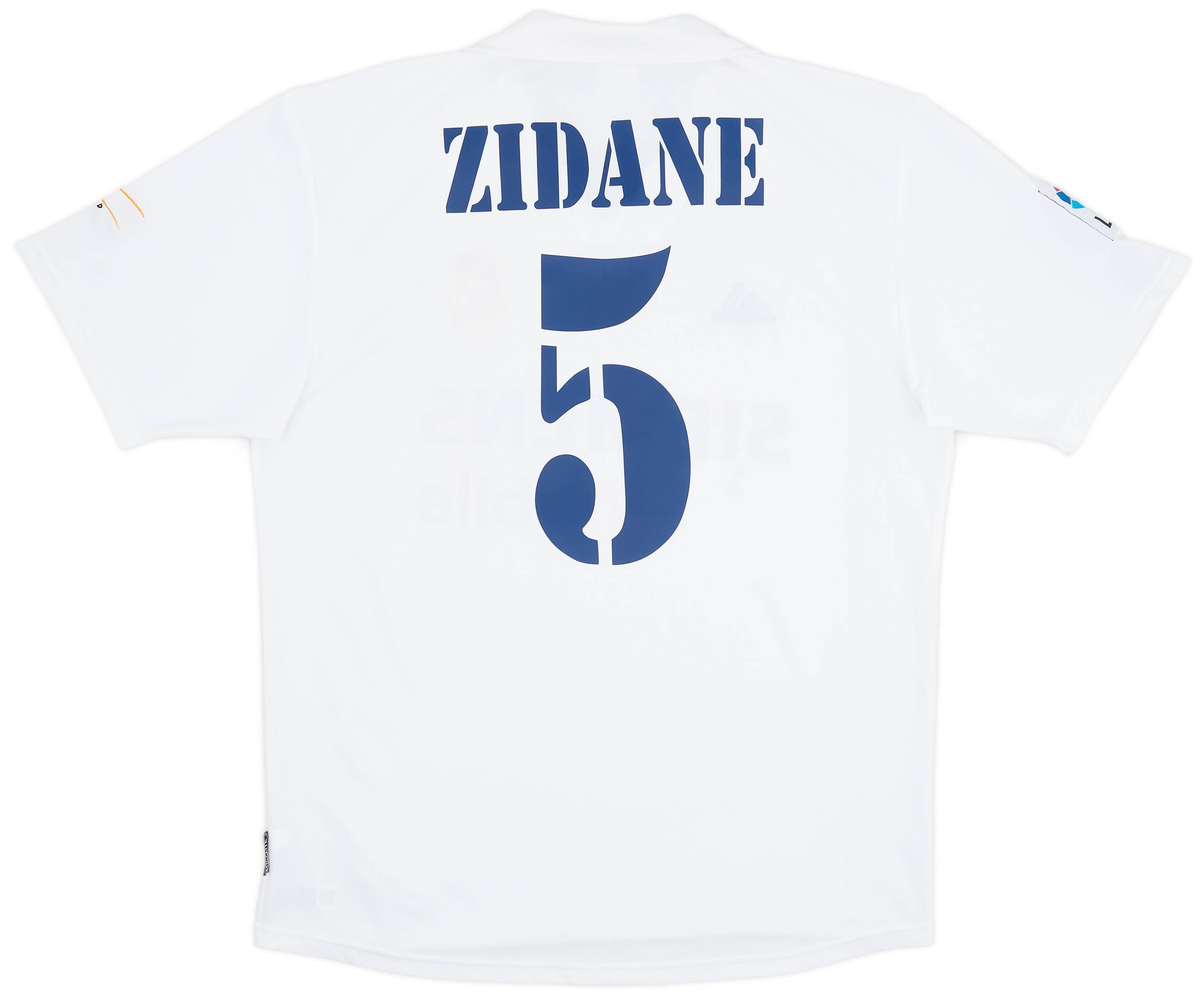 2002-03 Real Madrid Centenary Home Shirt Zidane #5 - 8/10 - (M)