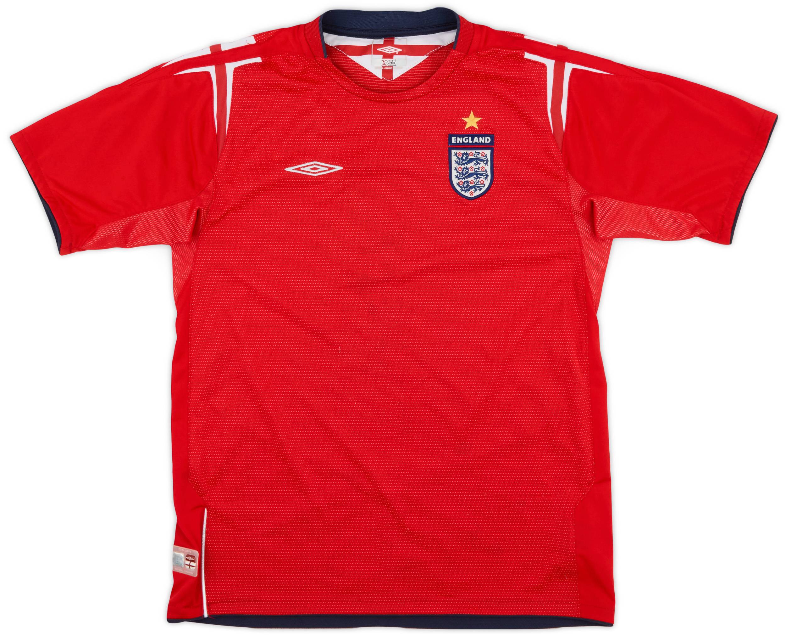 2004-06 England Away Shirt - 8/10 - (M.Boys)