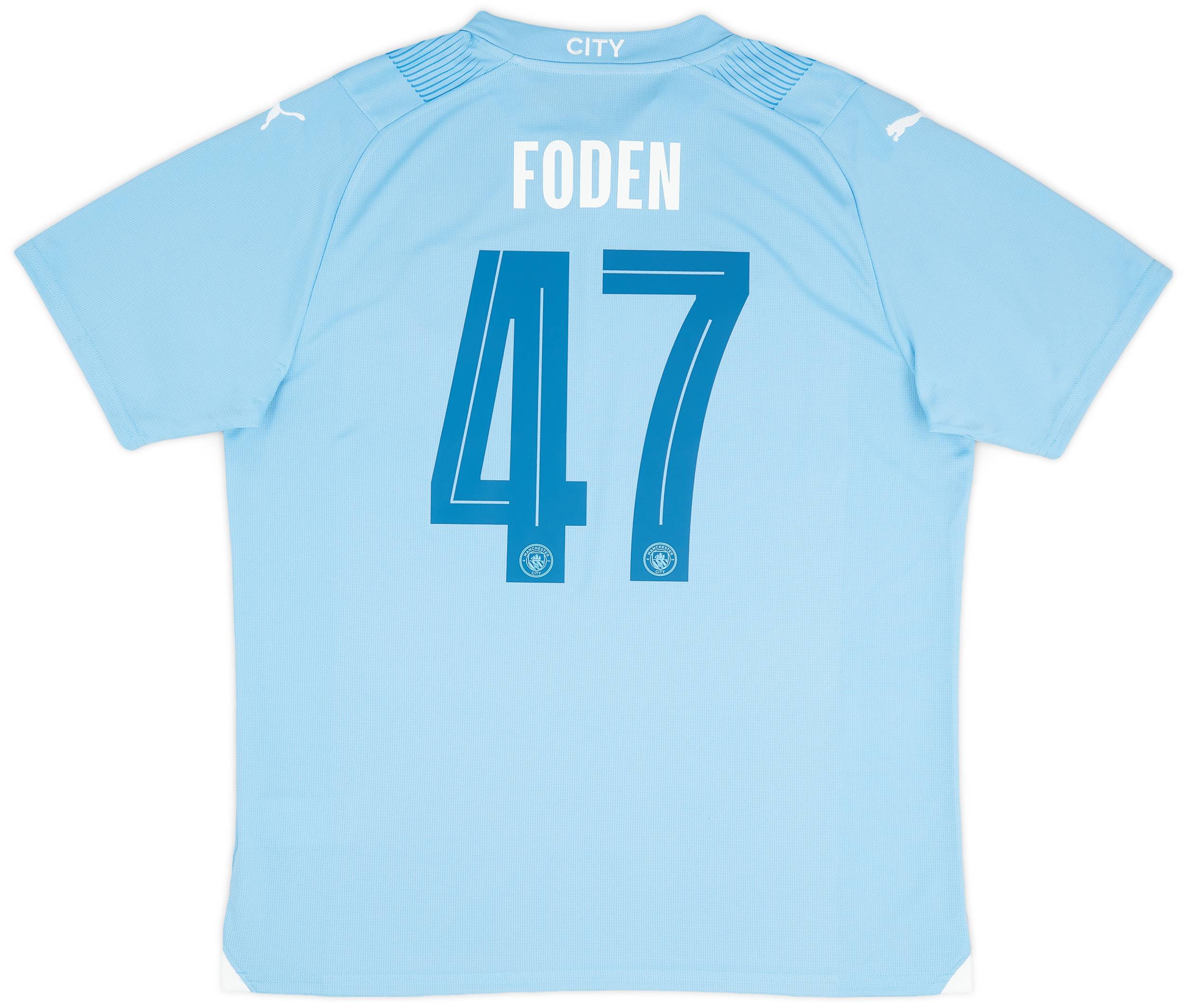 Manchester City Home Jersey 2024/25 Long Sleeve With FODEN