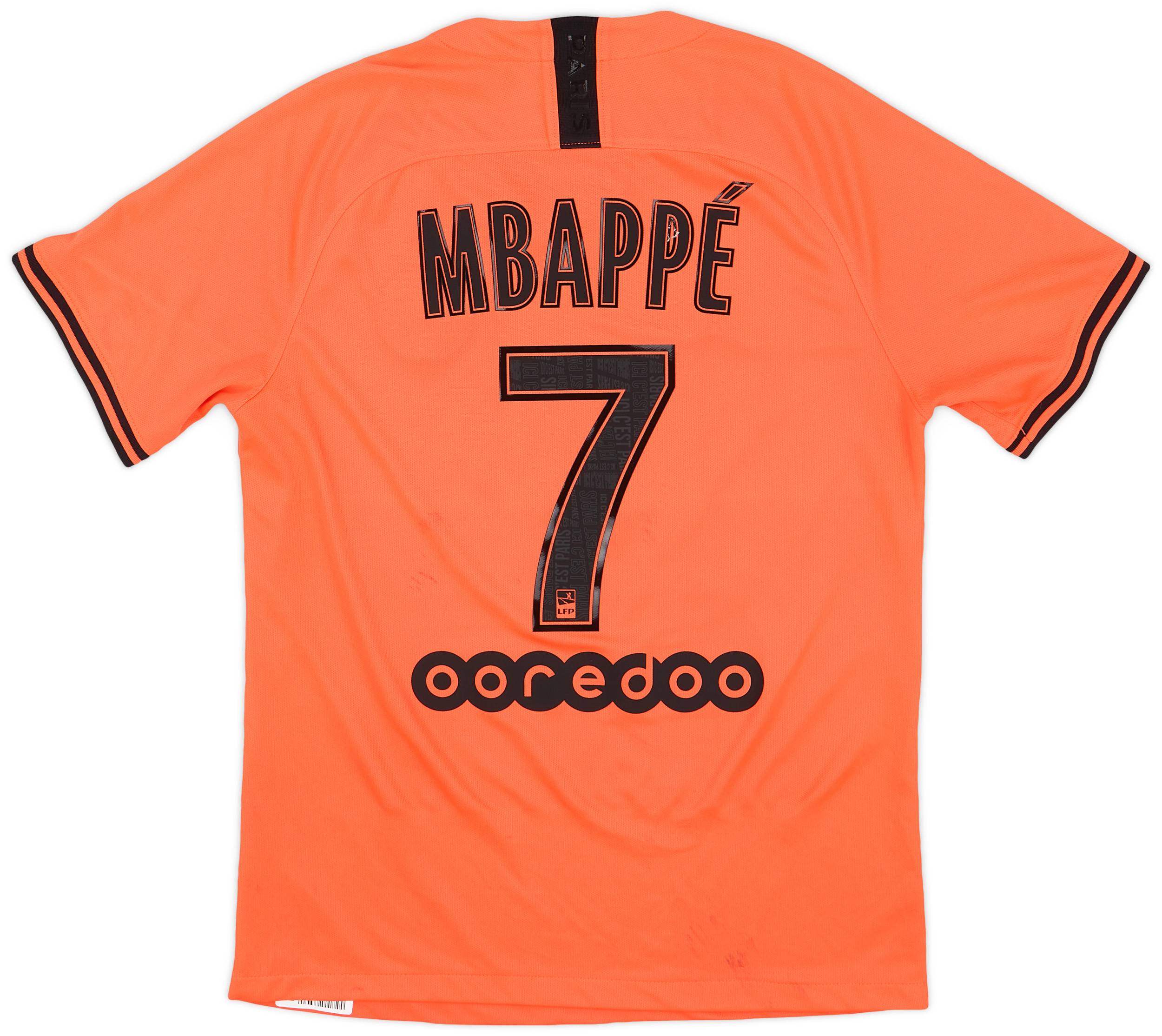 2019-20 Paris Saint-Germain Away Shirt Mbappe #7 - 6/10 - (M)