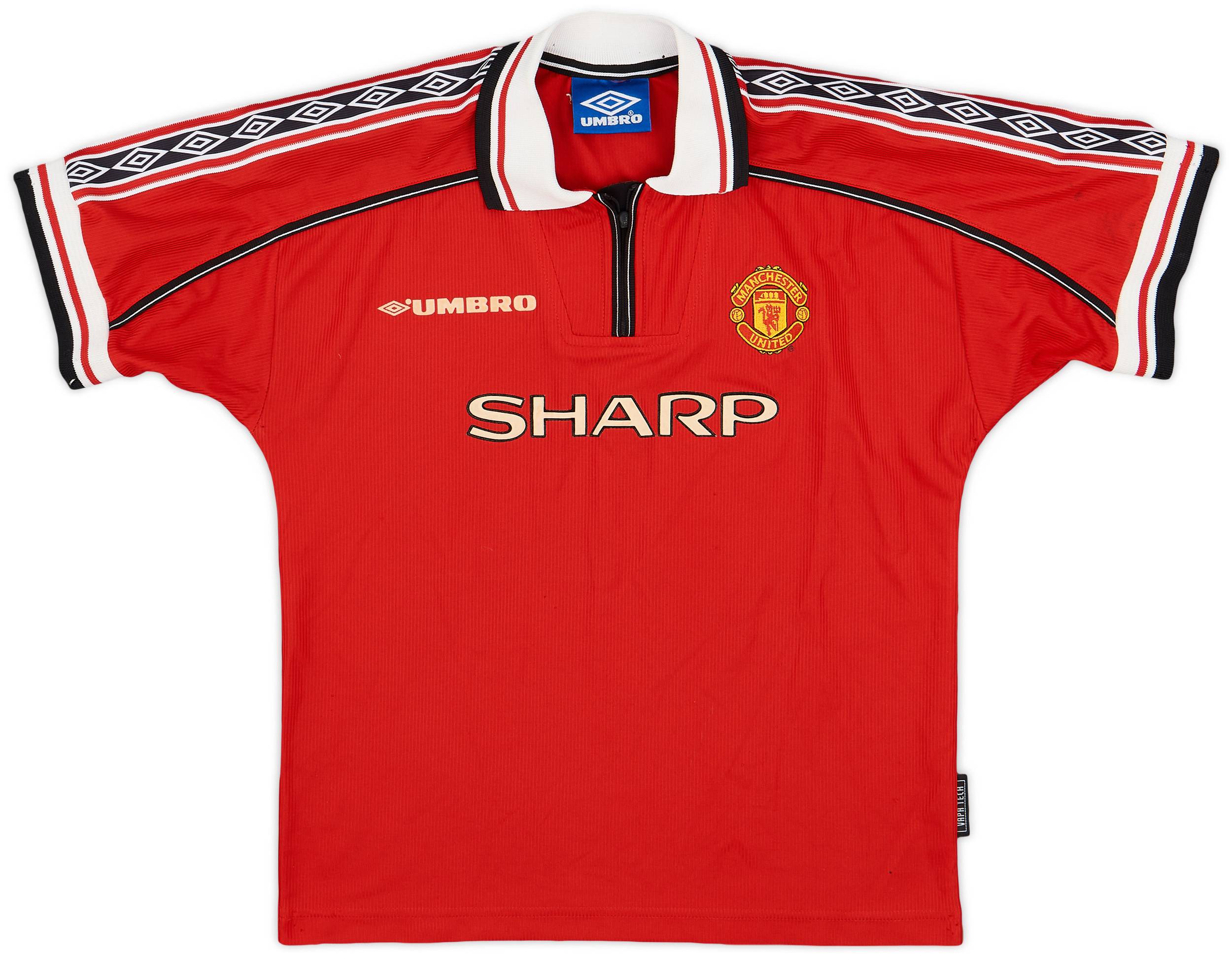 1998-00 Manchester United Home Shirt - 8/10 - (XL.Boys)
