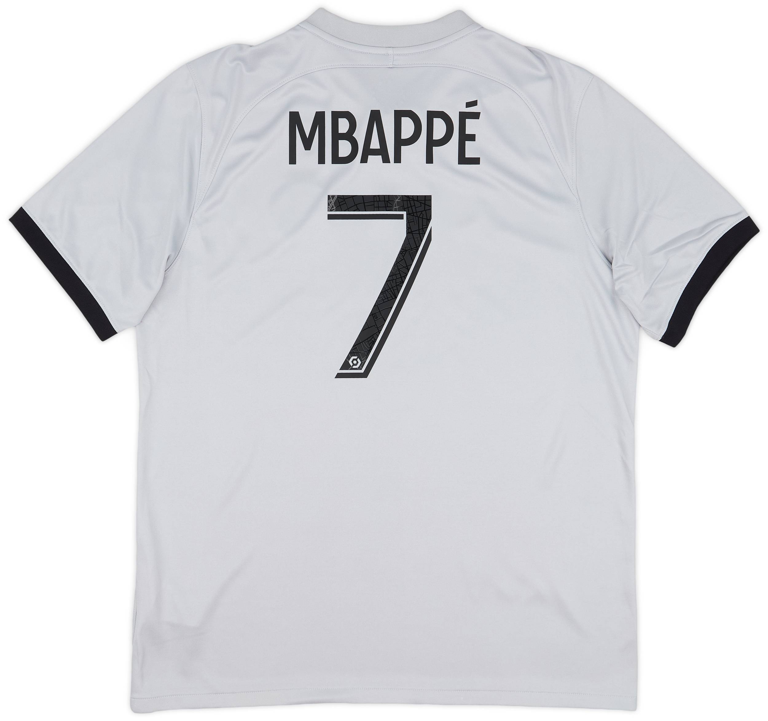 2022-23 Paris Saint-Germain Away Shirt Mbappe #7 (L)