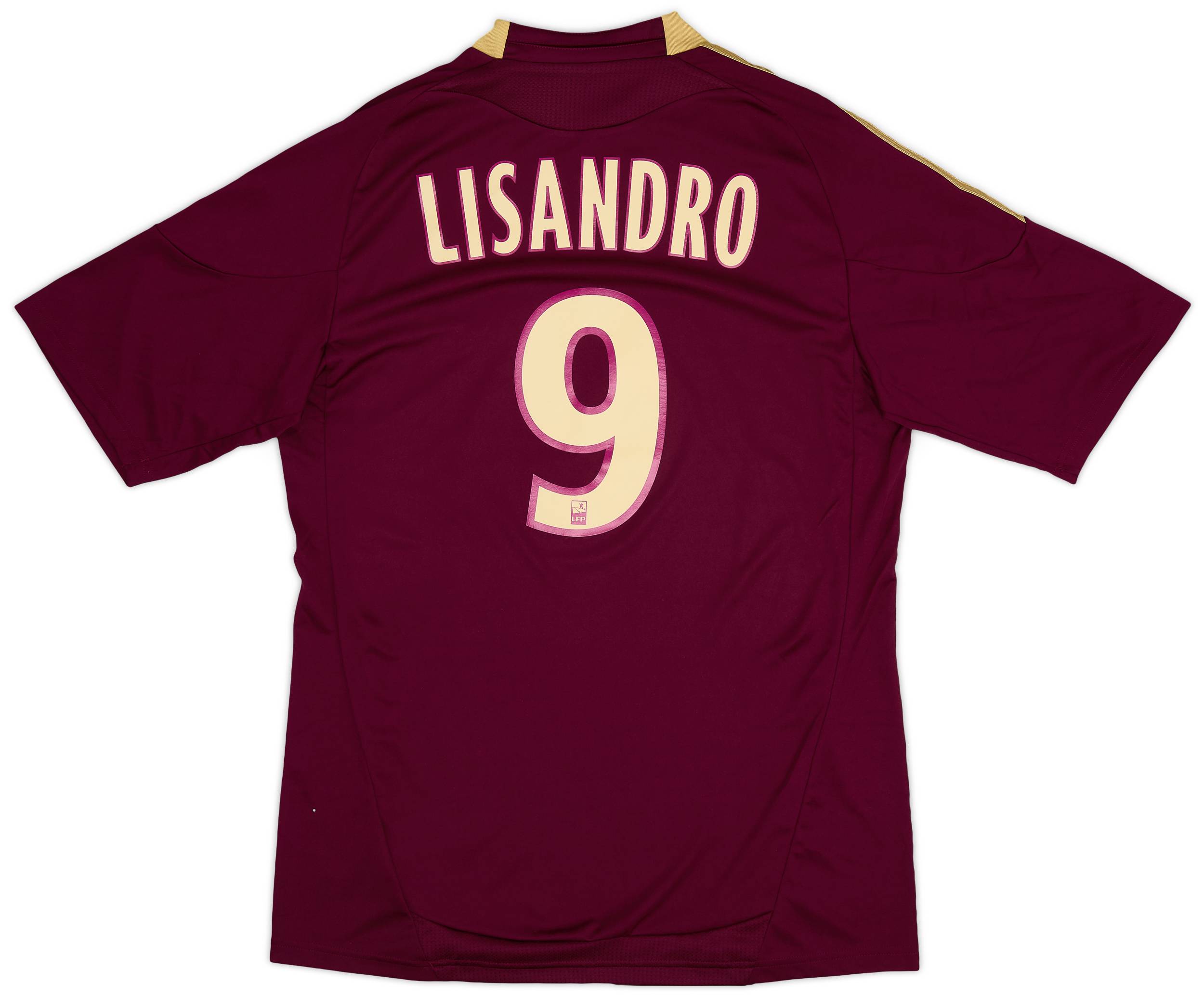 2010-11 Lyon Away Shirt Lisandro #9 (M)