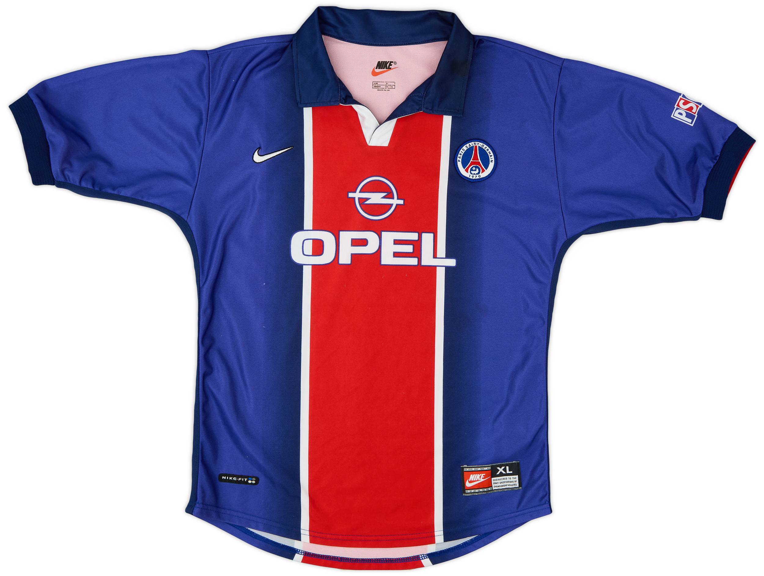 1998-99 Paris Saint-Germain Home Shirt - 8/10 - (XL.Boys)