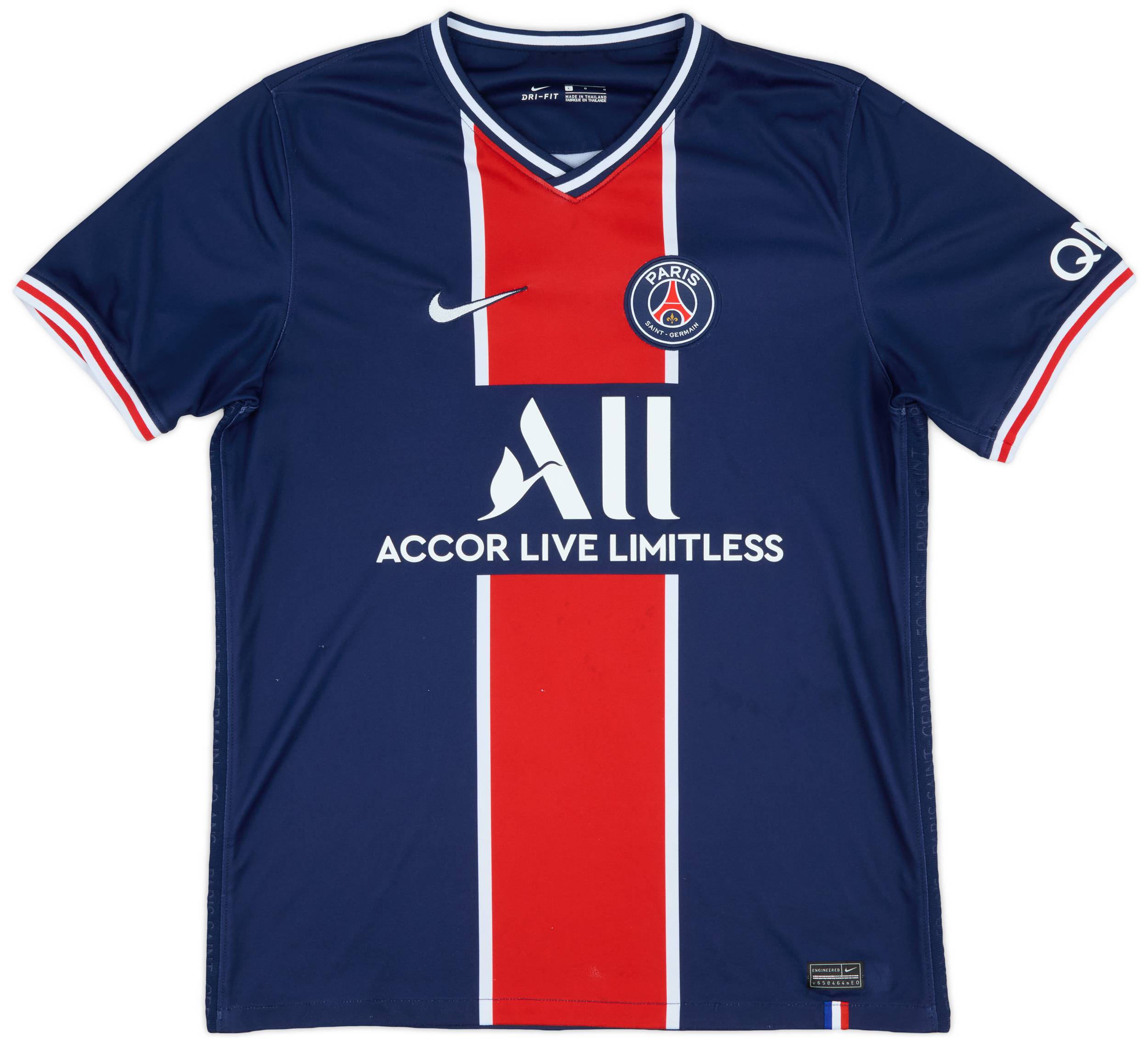 2020-21 Paris Saint-Germain Home Shirt - 7/10 - (L)