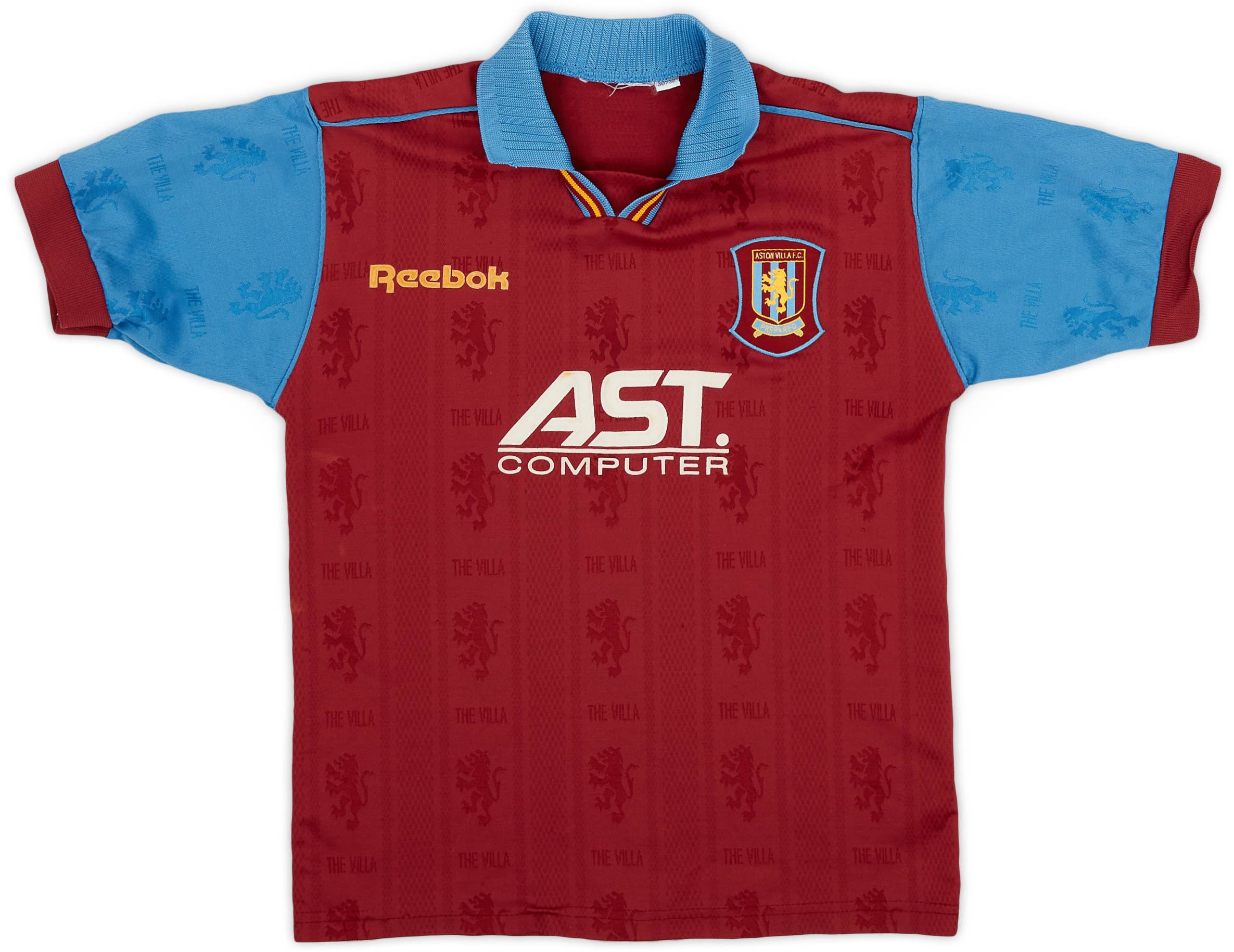 1995-97 Aston Villa Home Shirt - 7/10 - (M.Boys)