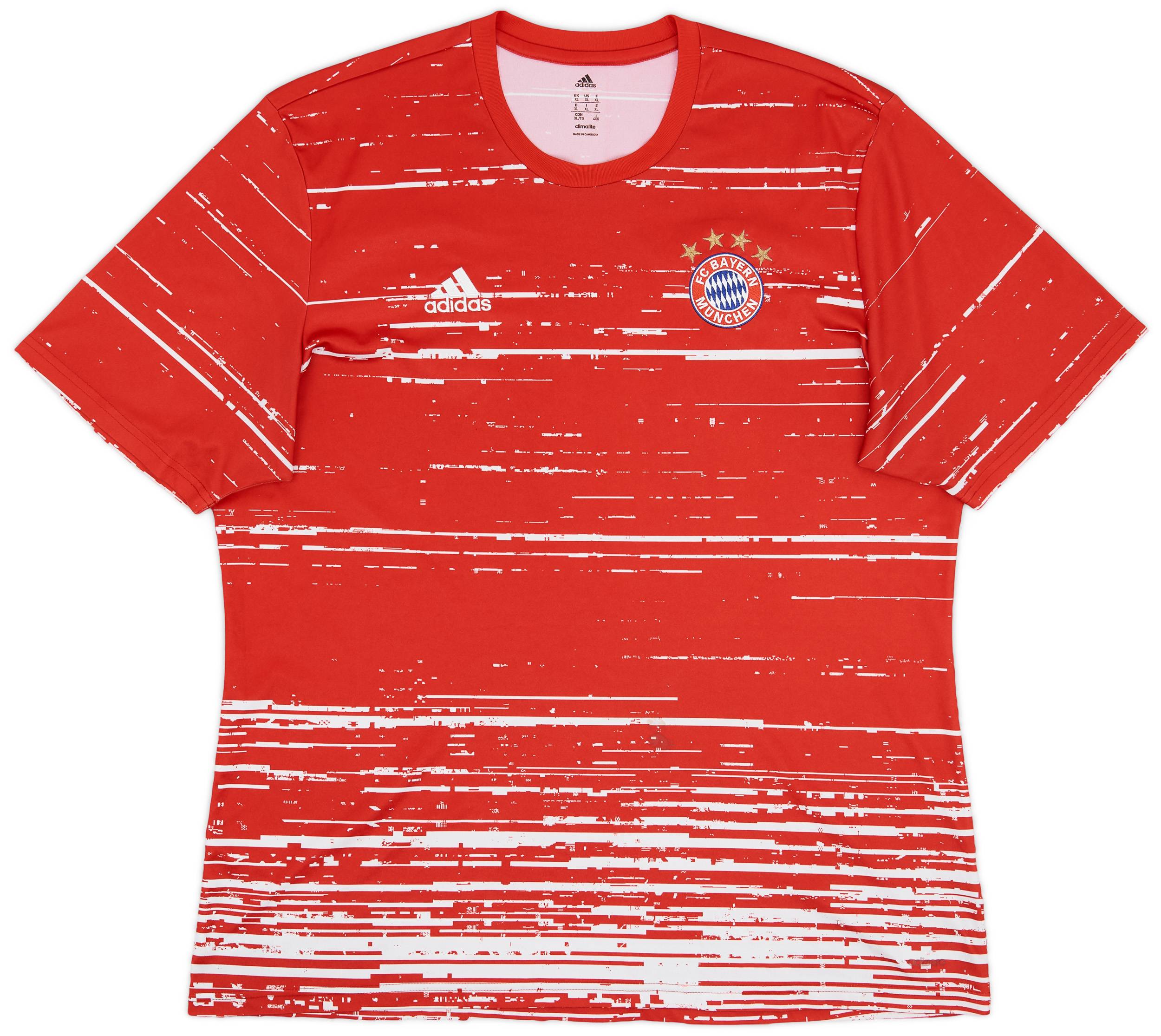 2016 17 Bayern Munich adidas Training Shirt 7 10 XL