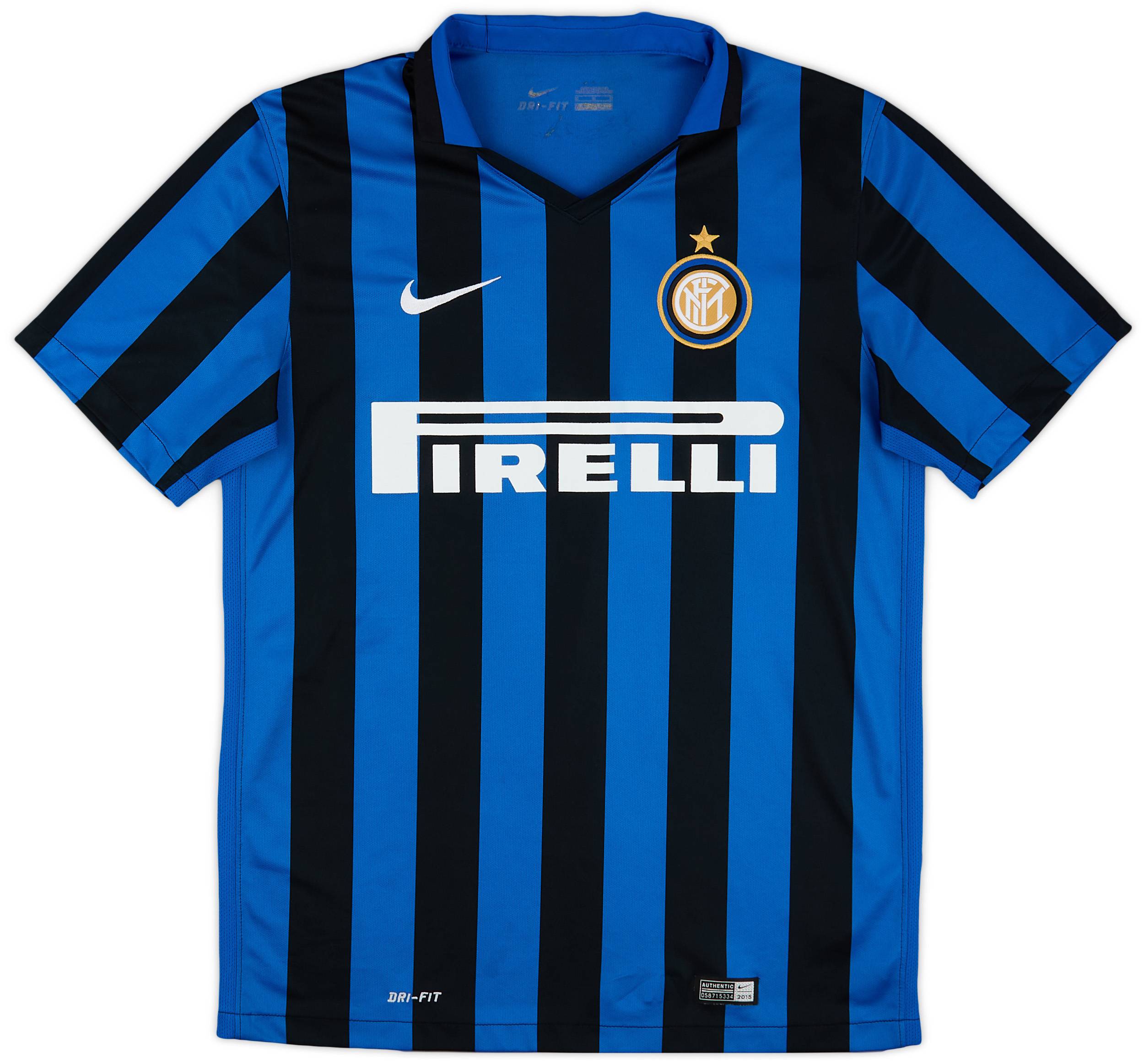 2015-16 Inter Milan Home Shirt - 7/10 - (M)