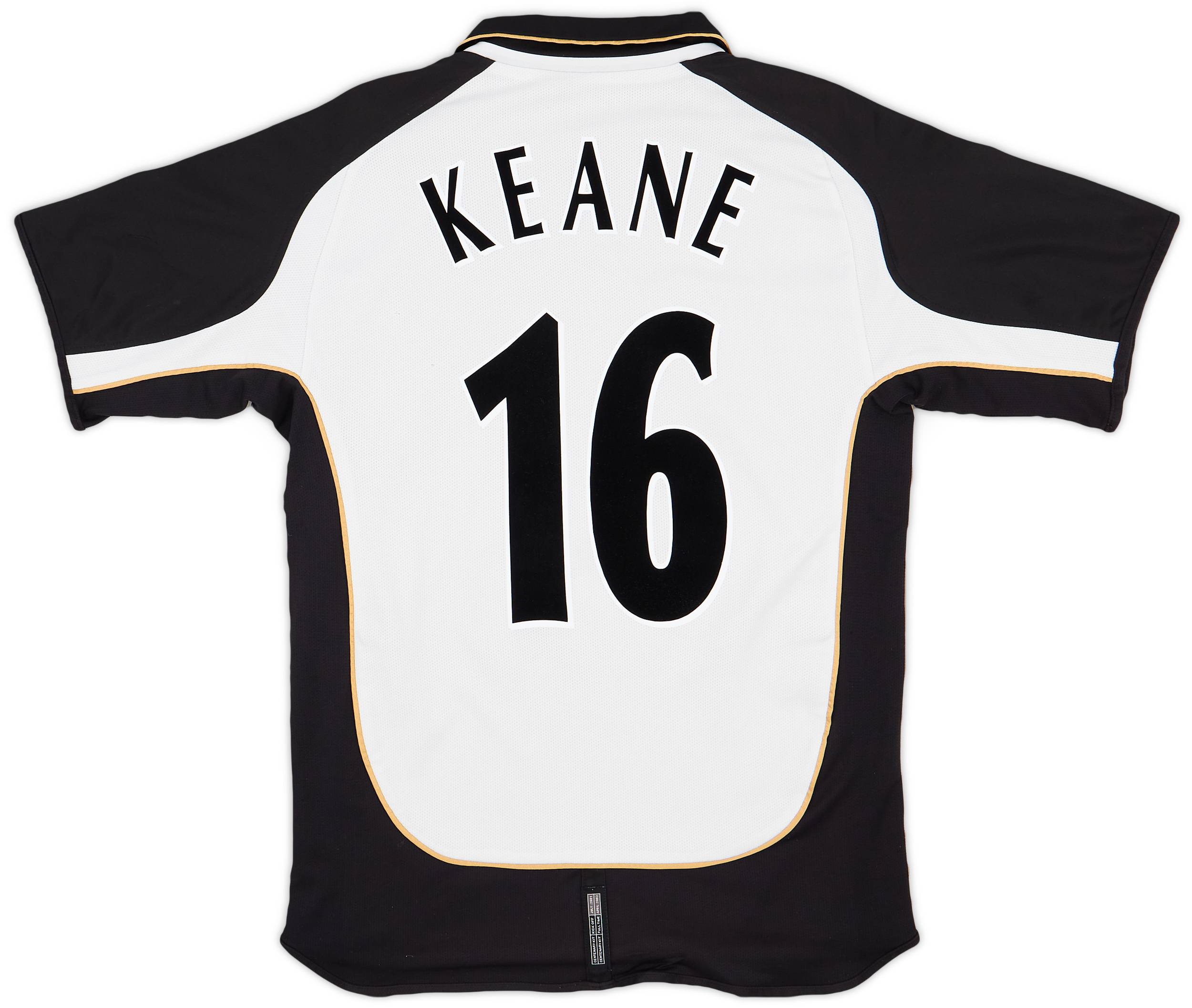 2001-02 Manchester United Centenary Away/Third Shirt Keane #16 - 7/10 - (M)